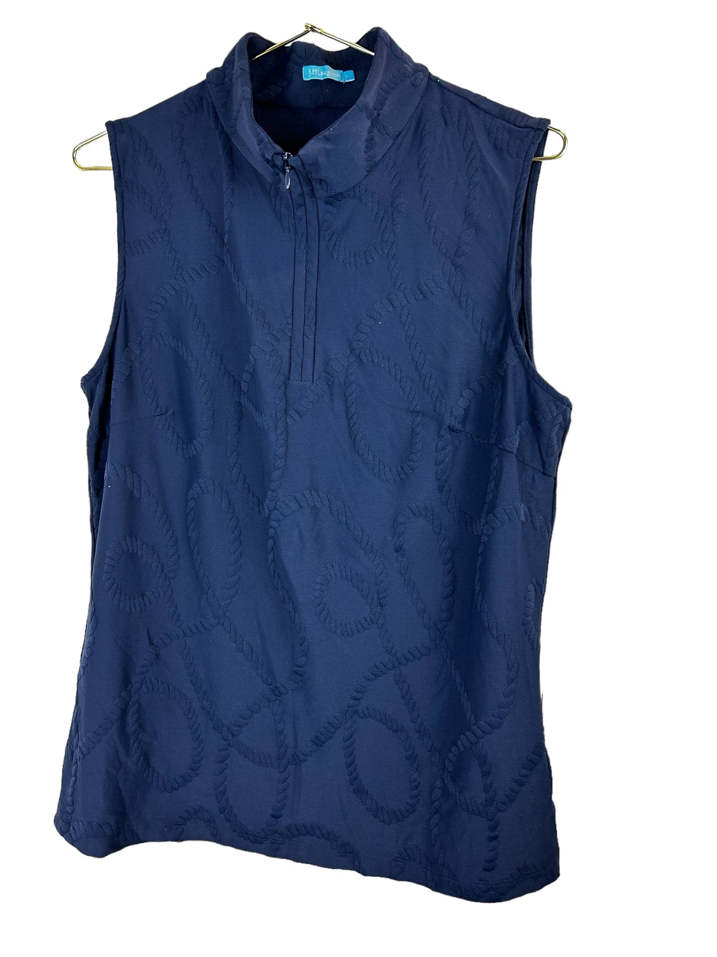 J. McLaughlin Navy Blue Tank Top