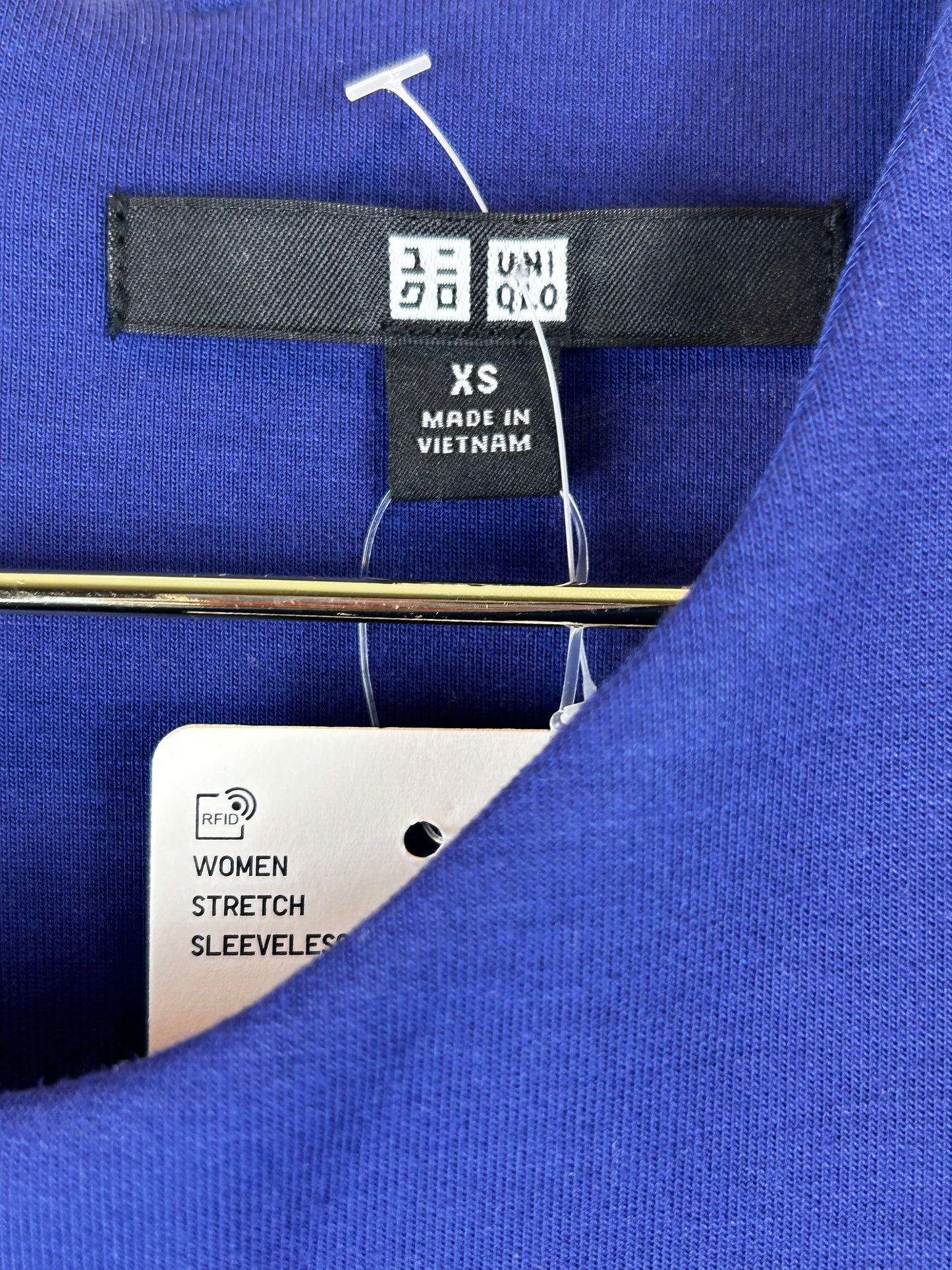 Uniqlo Stretch Sleeveless Dress in Blue NWT