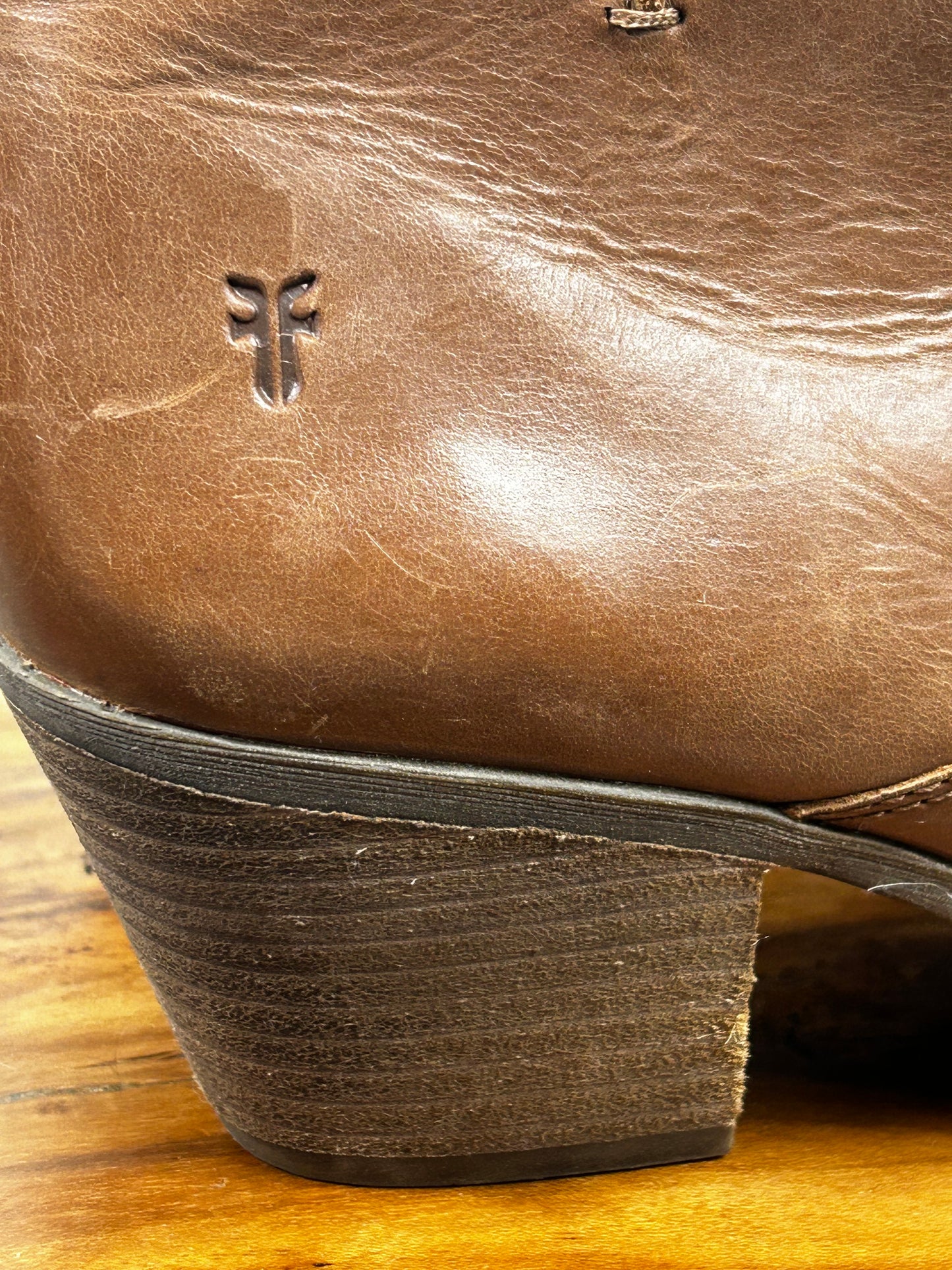 Frye Women’s Boots Jennifer Ankle Booties Brown Leather Size 8.5 M