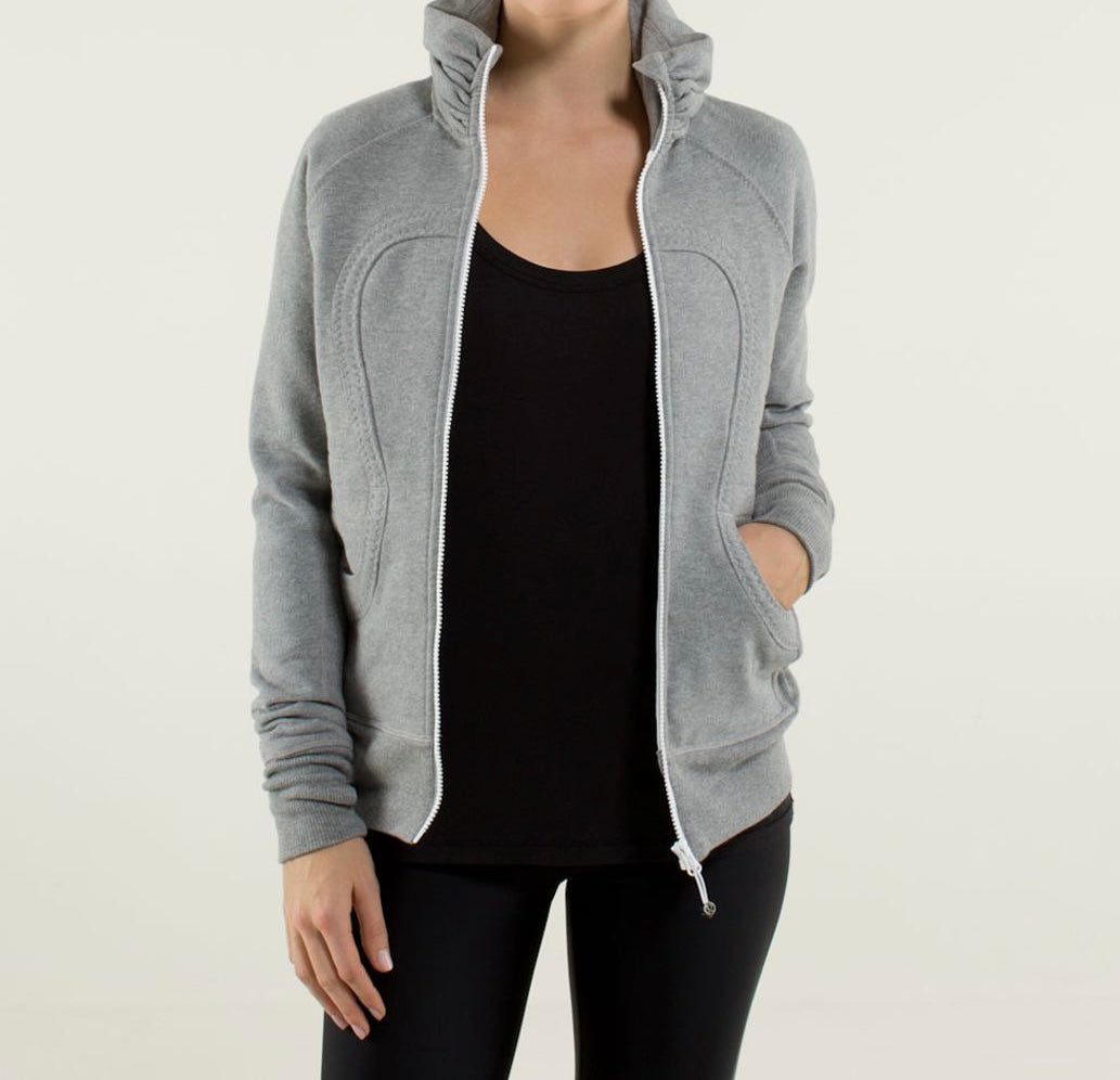 Lululemon Calm & Cozy Jacket
Heathered Medium Grey / Silver Spoon
