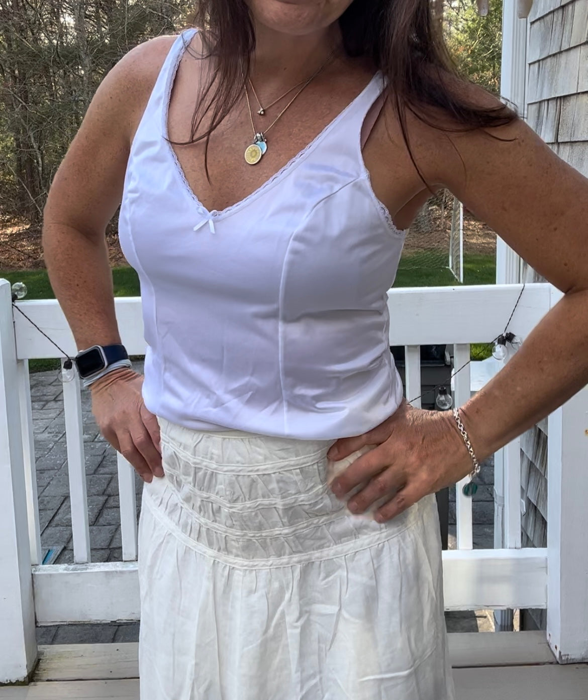 Vintage Vanity Fair White Camisole size 34