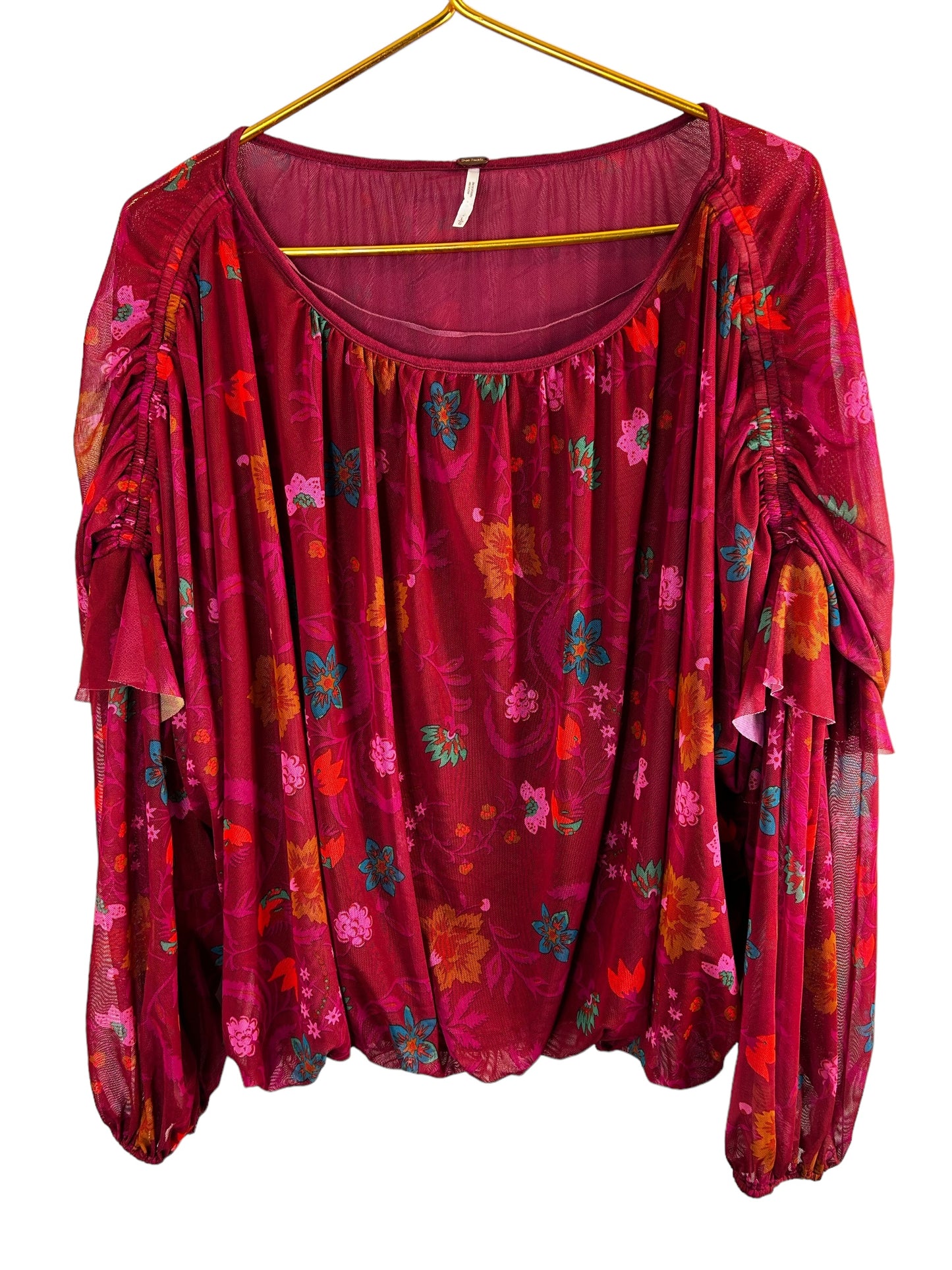 FREE PEOPLE Wildflower Honey Top size large
