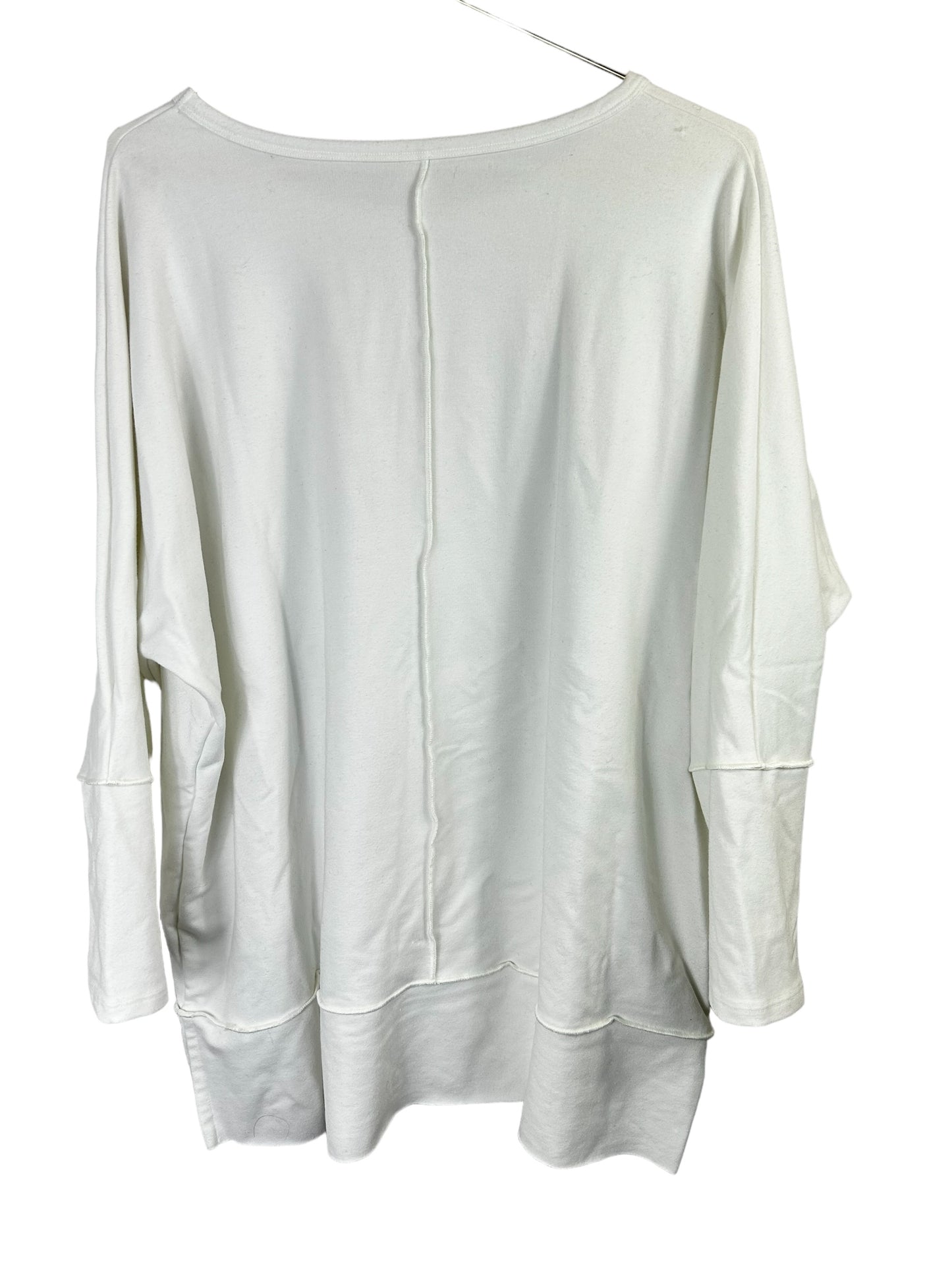 Spanx Perfect Length Dolman Sweatshirt-Powder