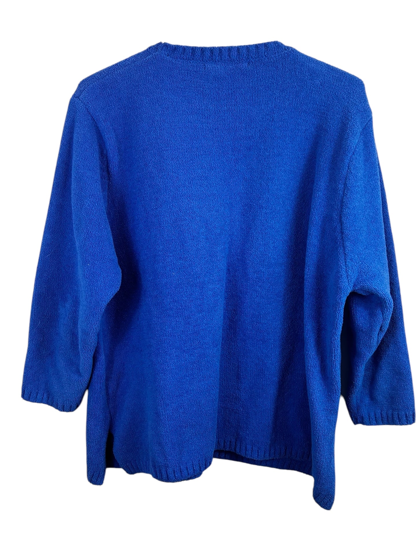 Lulu B Blue Chenille Sweater