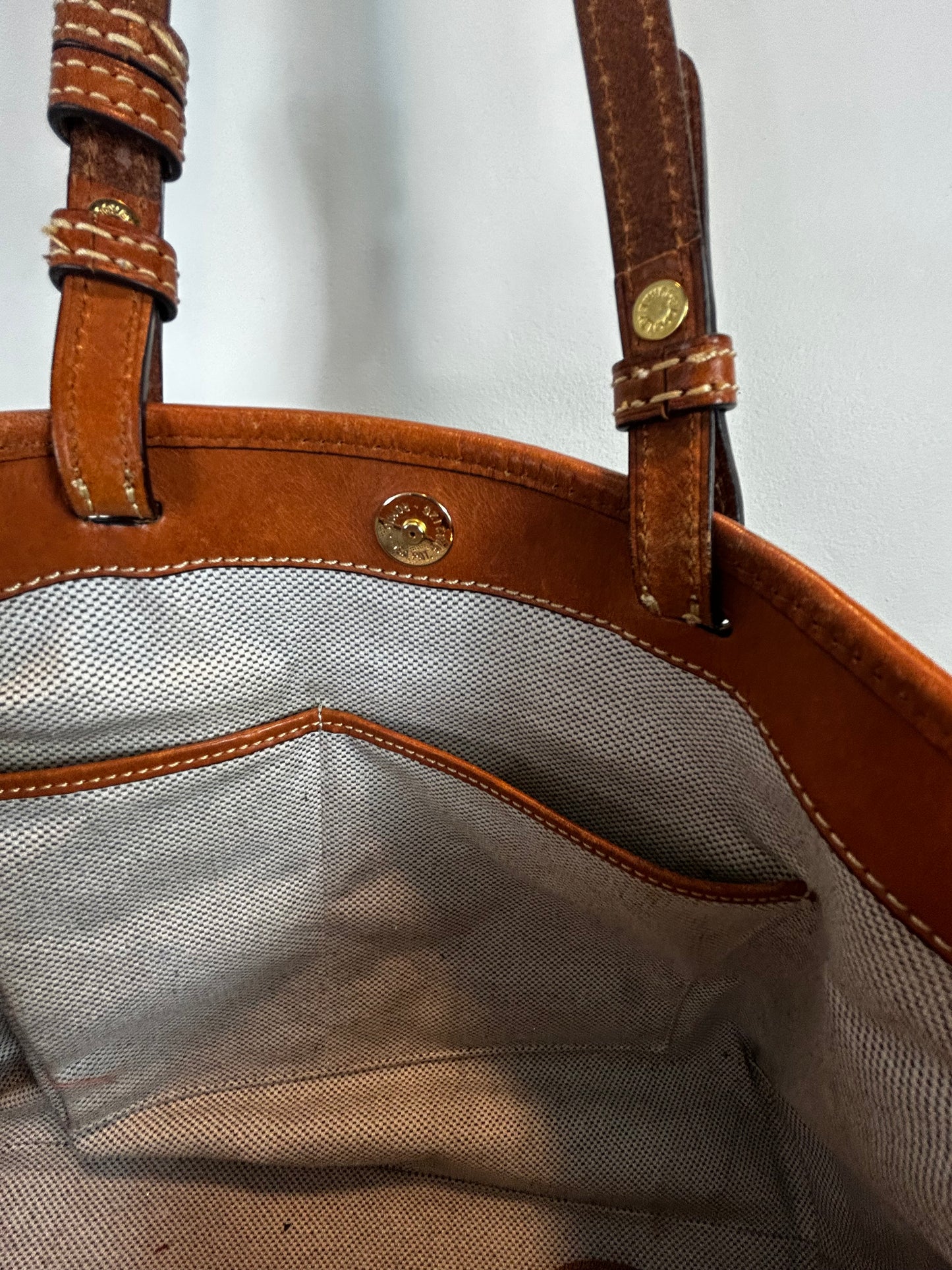Dooney & Bourke Colette Smooth Black Leather Women Handbag Large Tote Purse