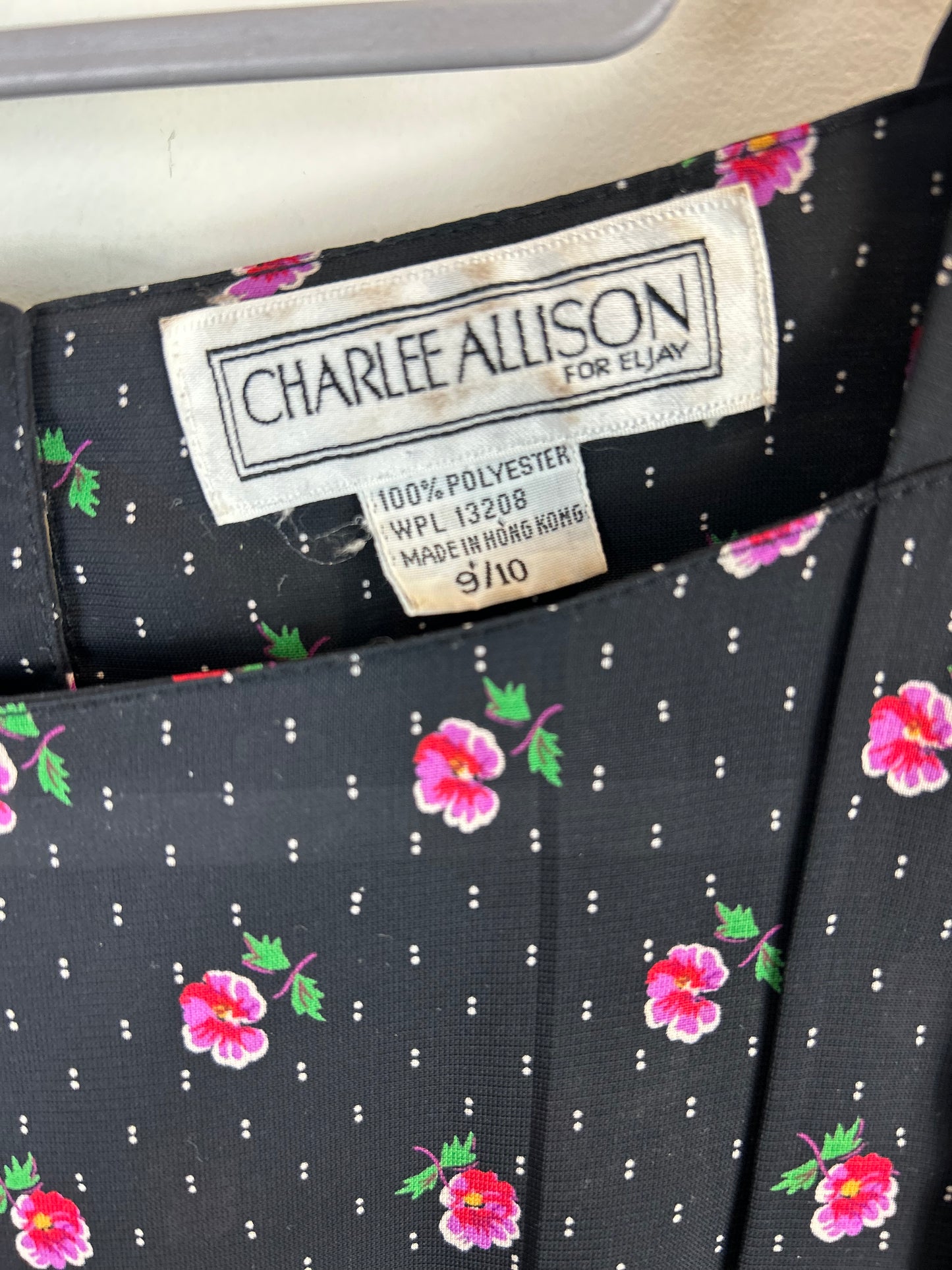 Charlee Allison for Eljay Vintage Dress- 1980’s