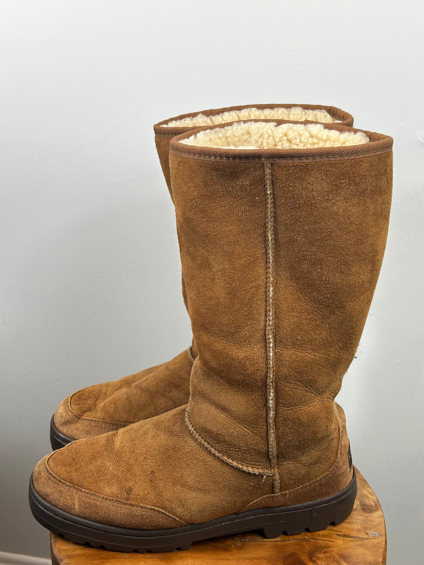 Ugg Shoes | Ugg Ultimate Tall Braid Chestnut Boots | Color: Brown/Tan | Size: 8