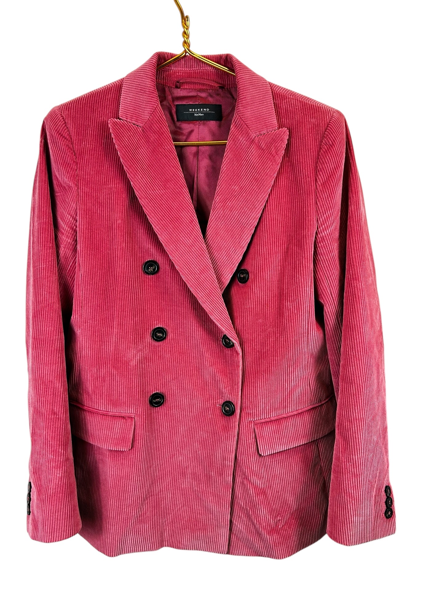 Weekend Max Mara Katanga Brick Red Double Breasted Blazer