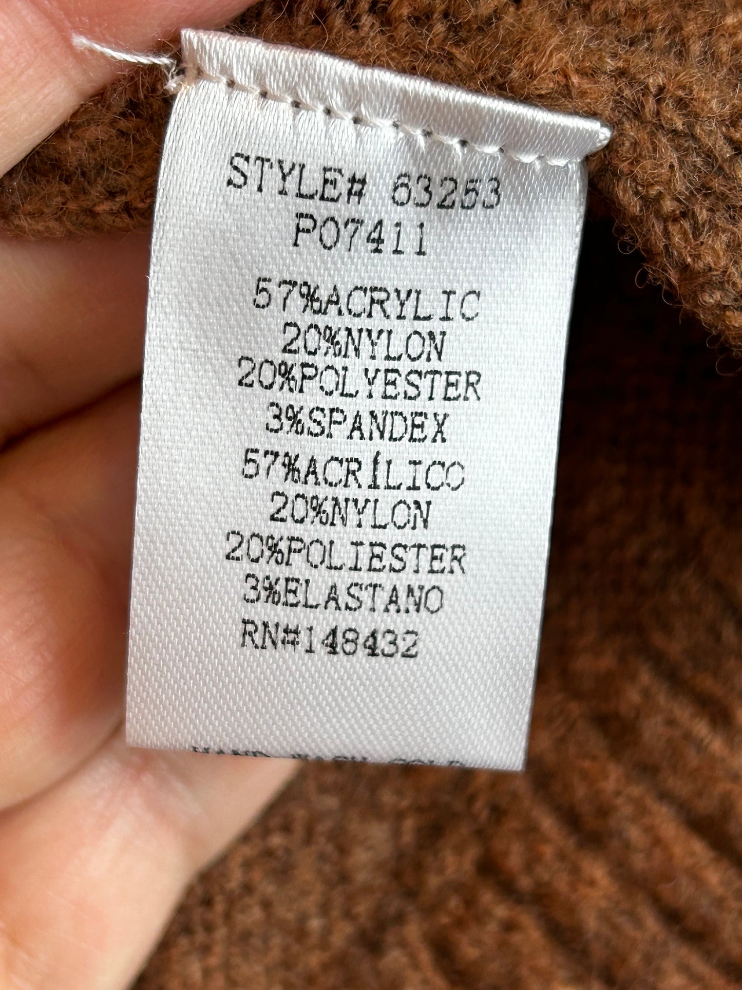 BeCool Oversized Sweater Vest Sm/MD