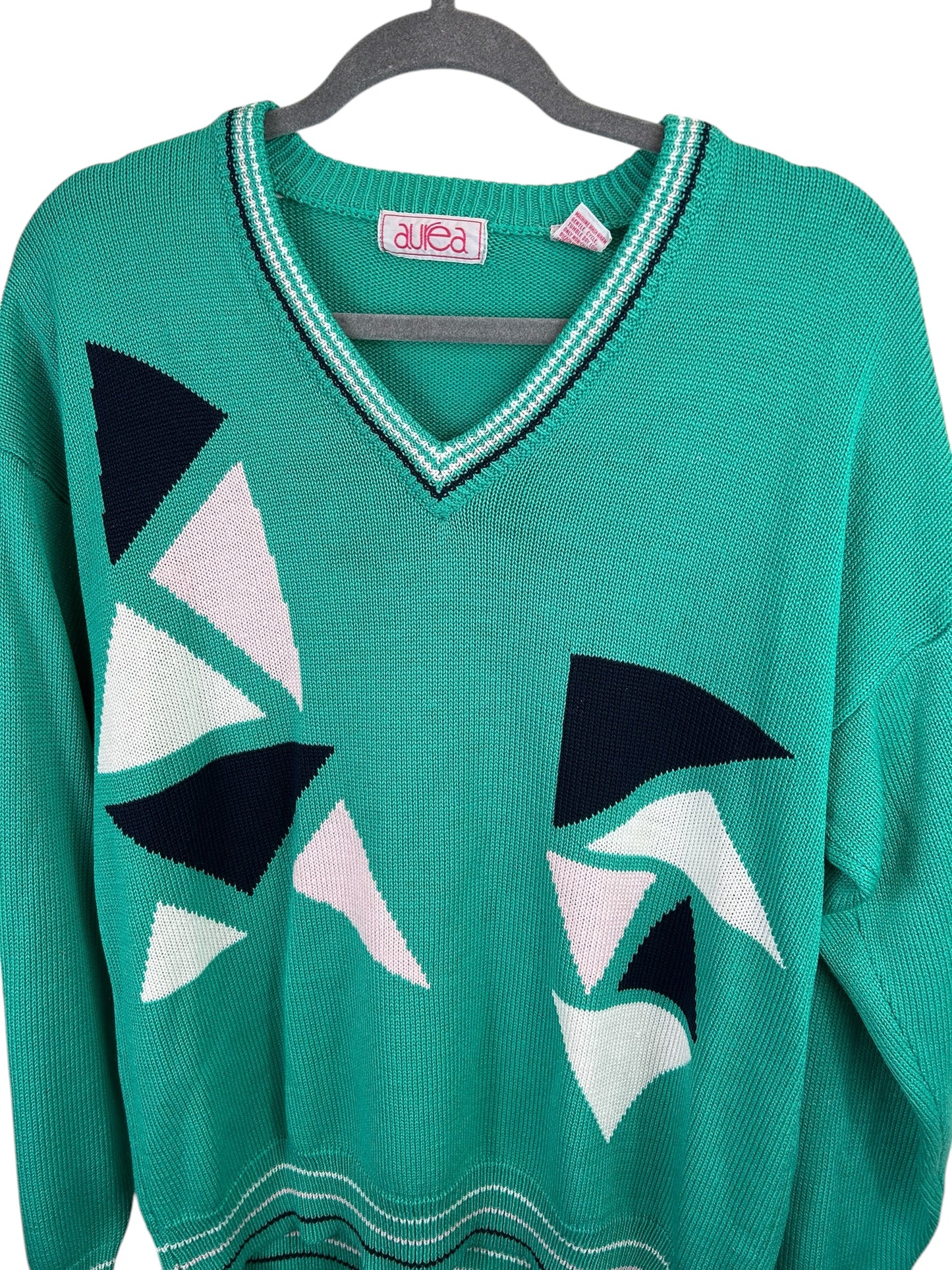 Aurea Vintage V Neck Sweater