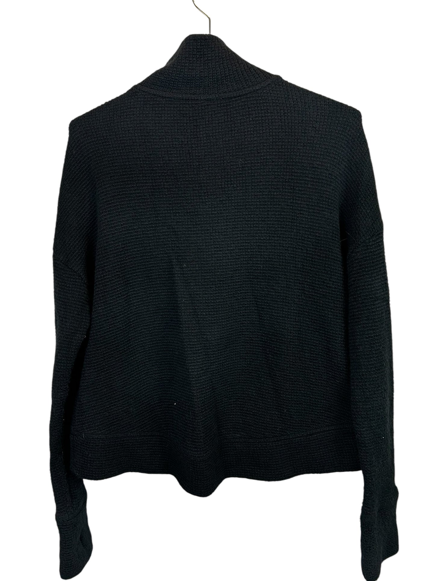 Sweaty Betty Black Restful Boucle Zip Through Sweatshirt - Women's