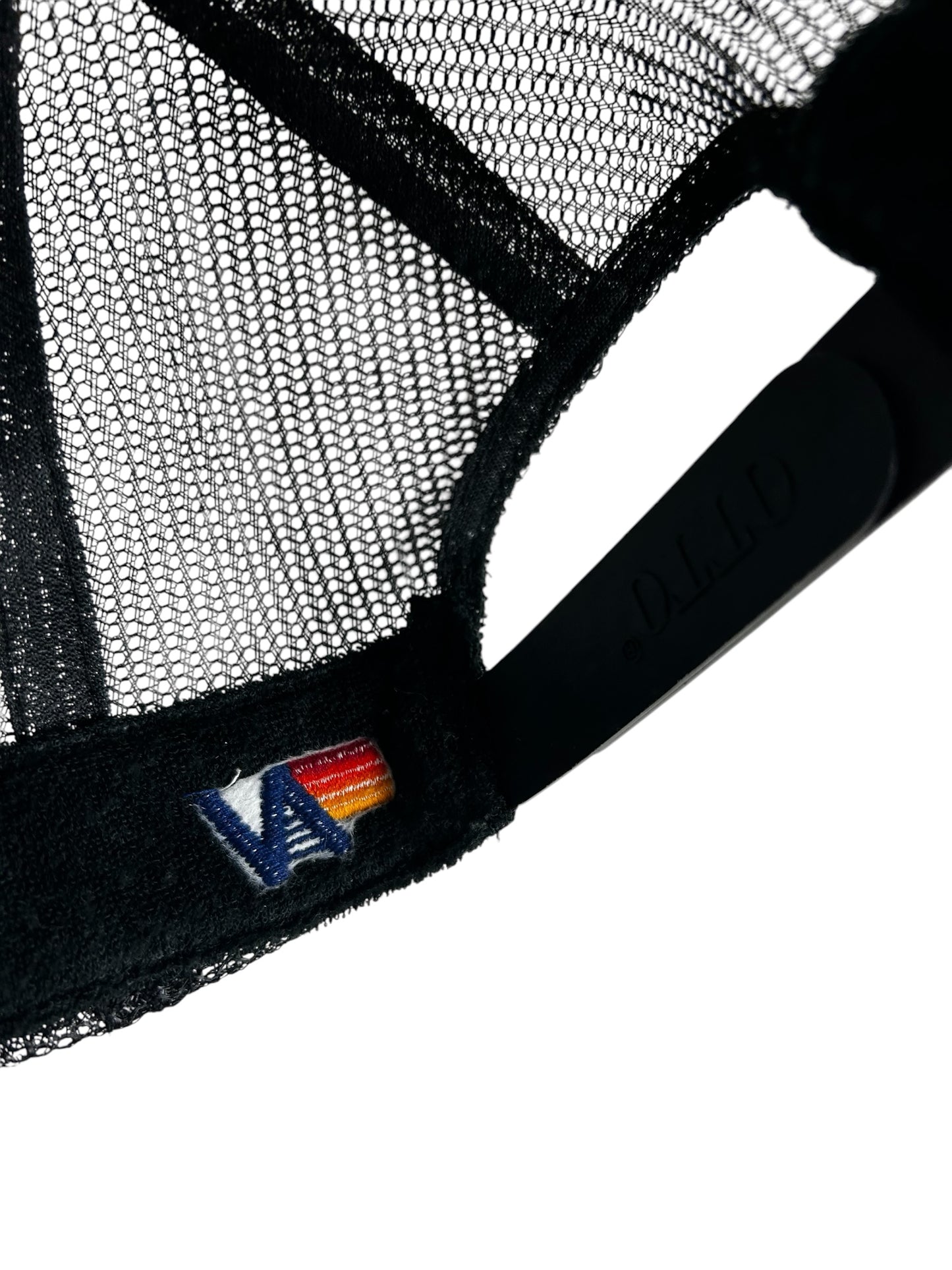 Aviator Nation LOGO RAINBOW VINTAGE TRUCKER HAT- Black