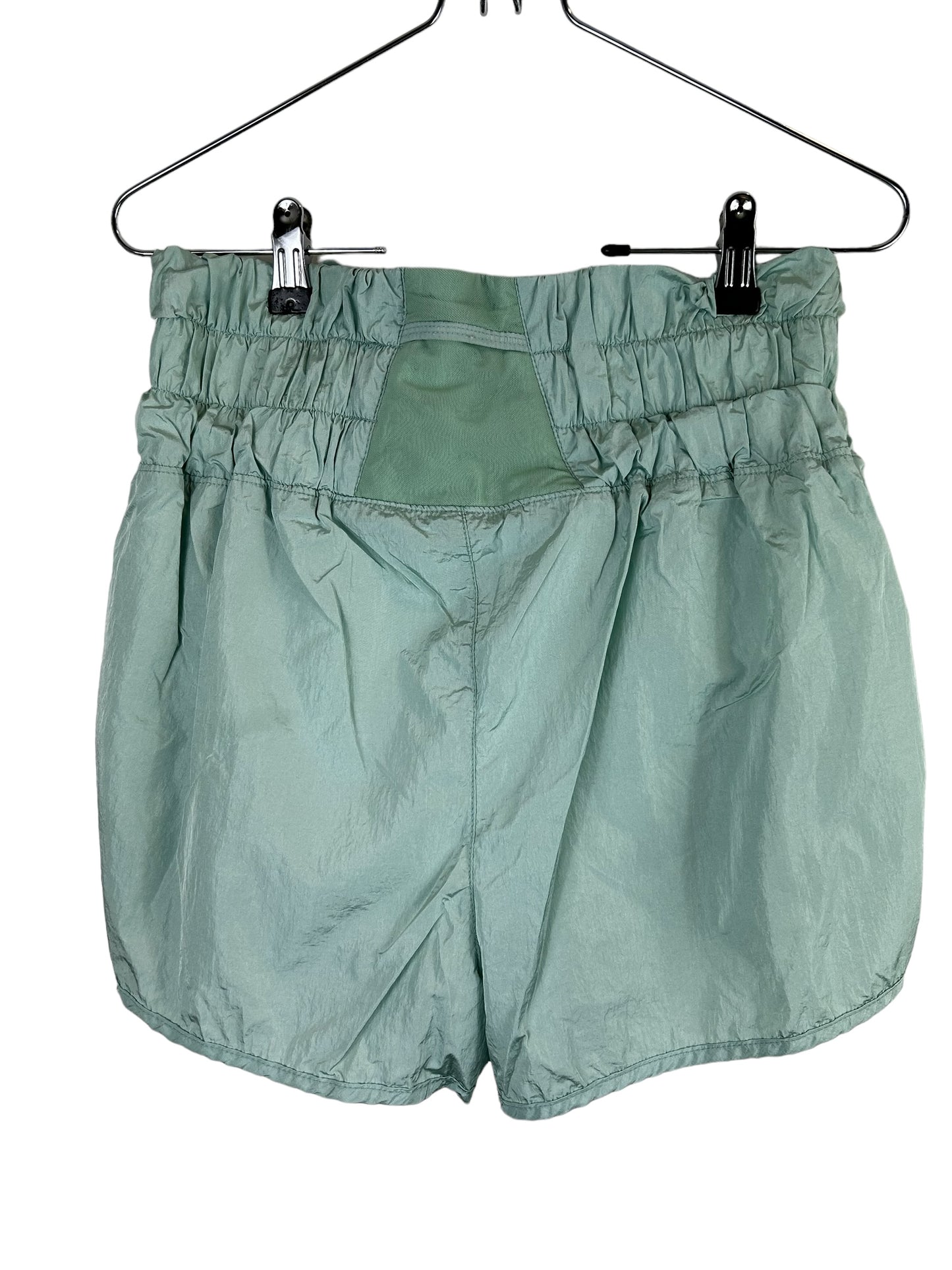 Free People FP Movement The Way Home High Rise Shorts Turquoise Mint Elastic Waist