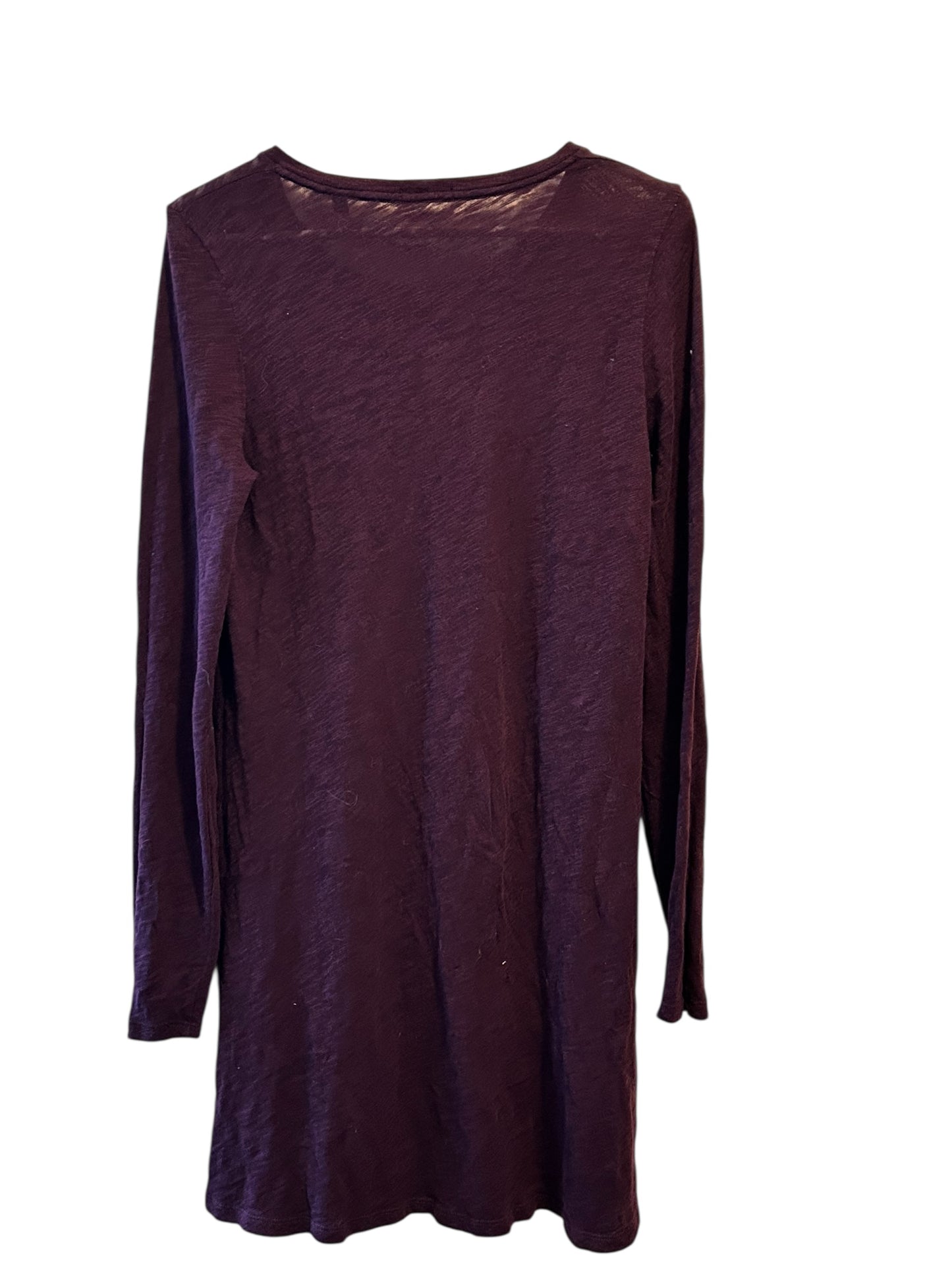 ATM Anthony Thomas Melillo Cotton Knit Dress Burgundy size medium