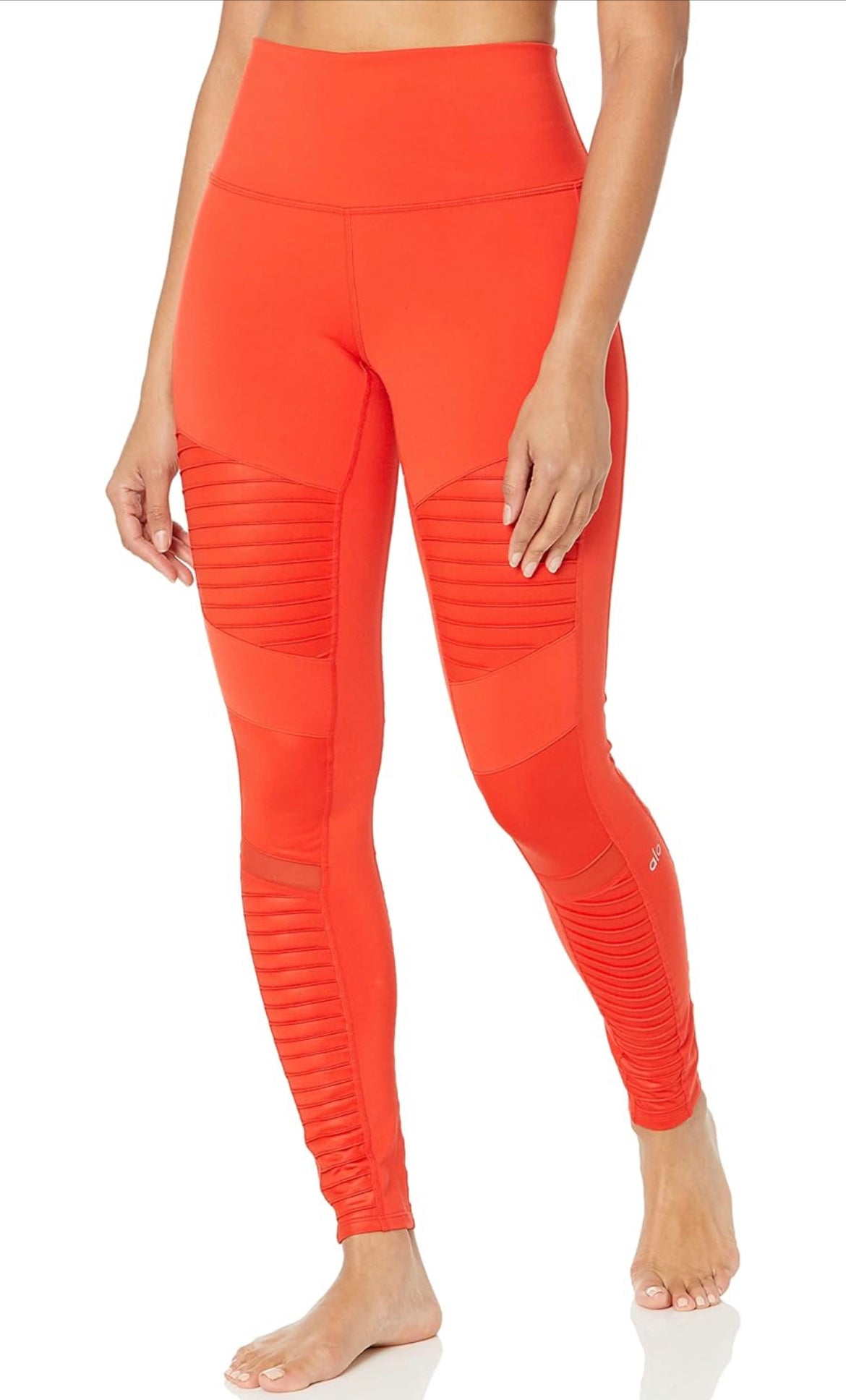 Alo Yoga Women's High-Waist Moto Legging- Cherry