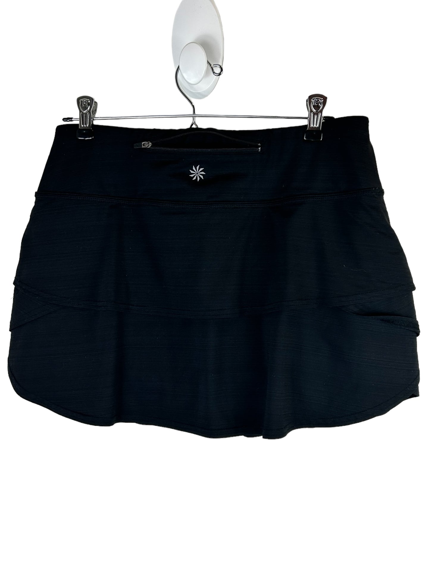 Athleta Black Tiered Ruffle Skort Women’s Size Medium