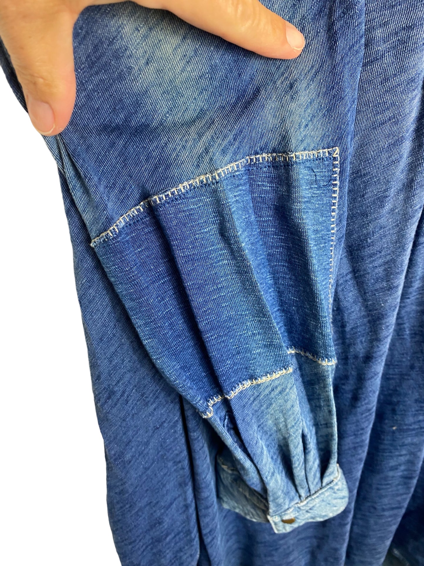 Free People We the Free Love This Henley Chambray Tunic