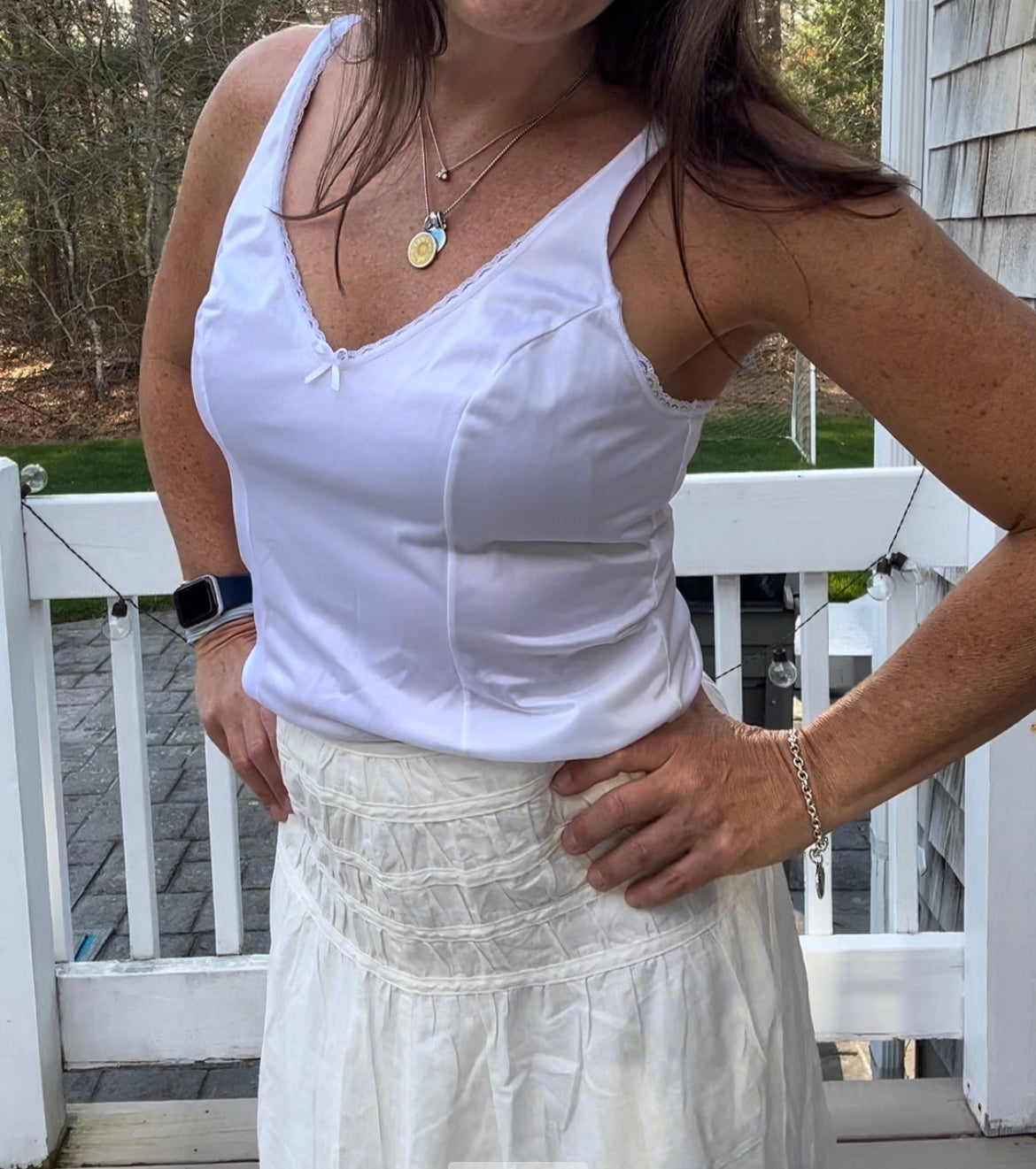 Vintage Vanity Fair White Camisole size 34