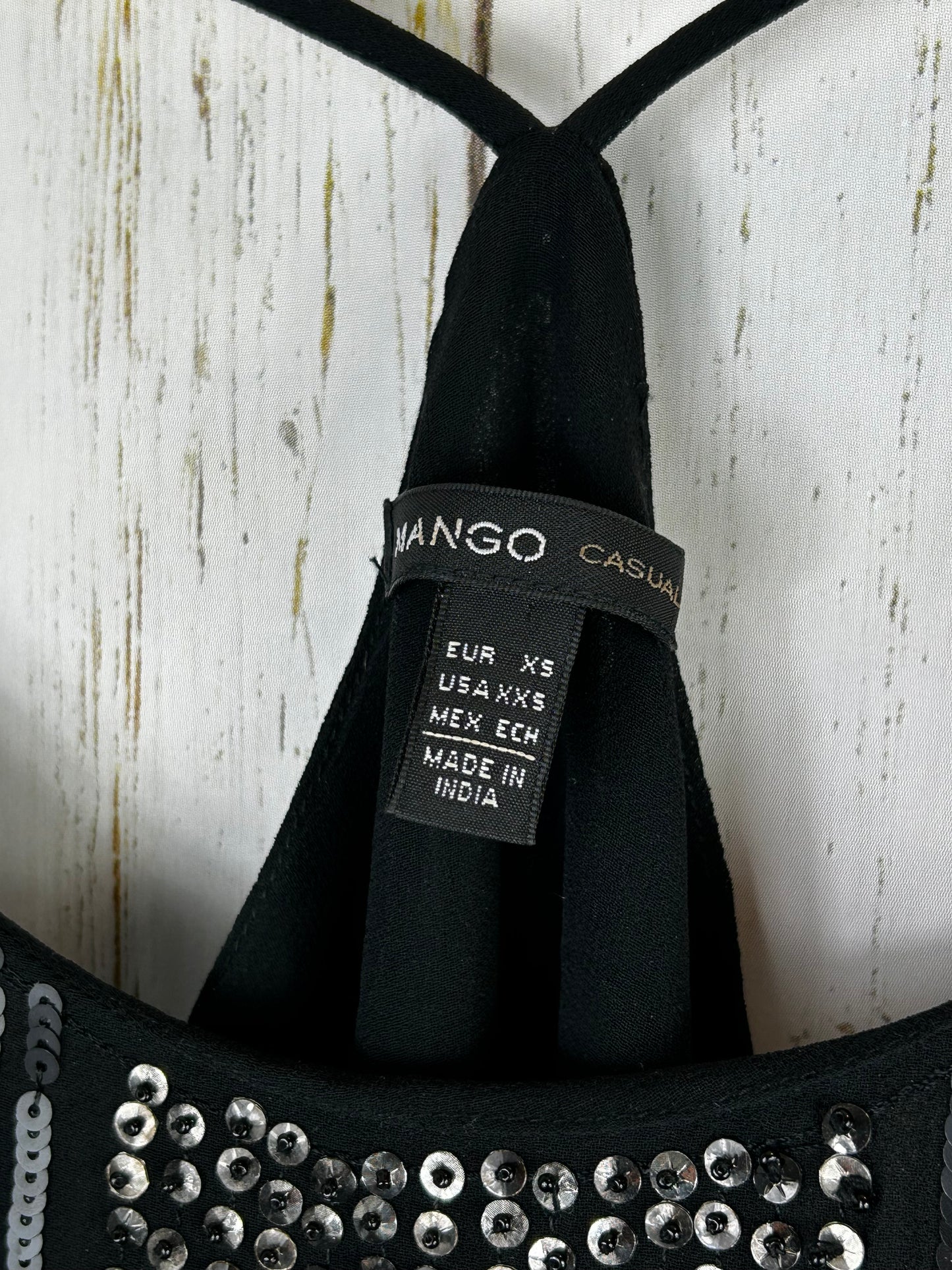 Mango Sequin Top | Chiffon Top