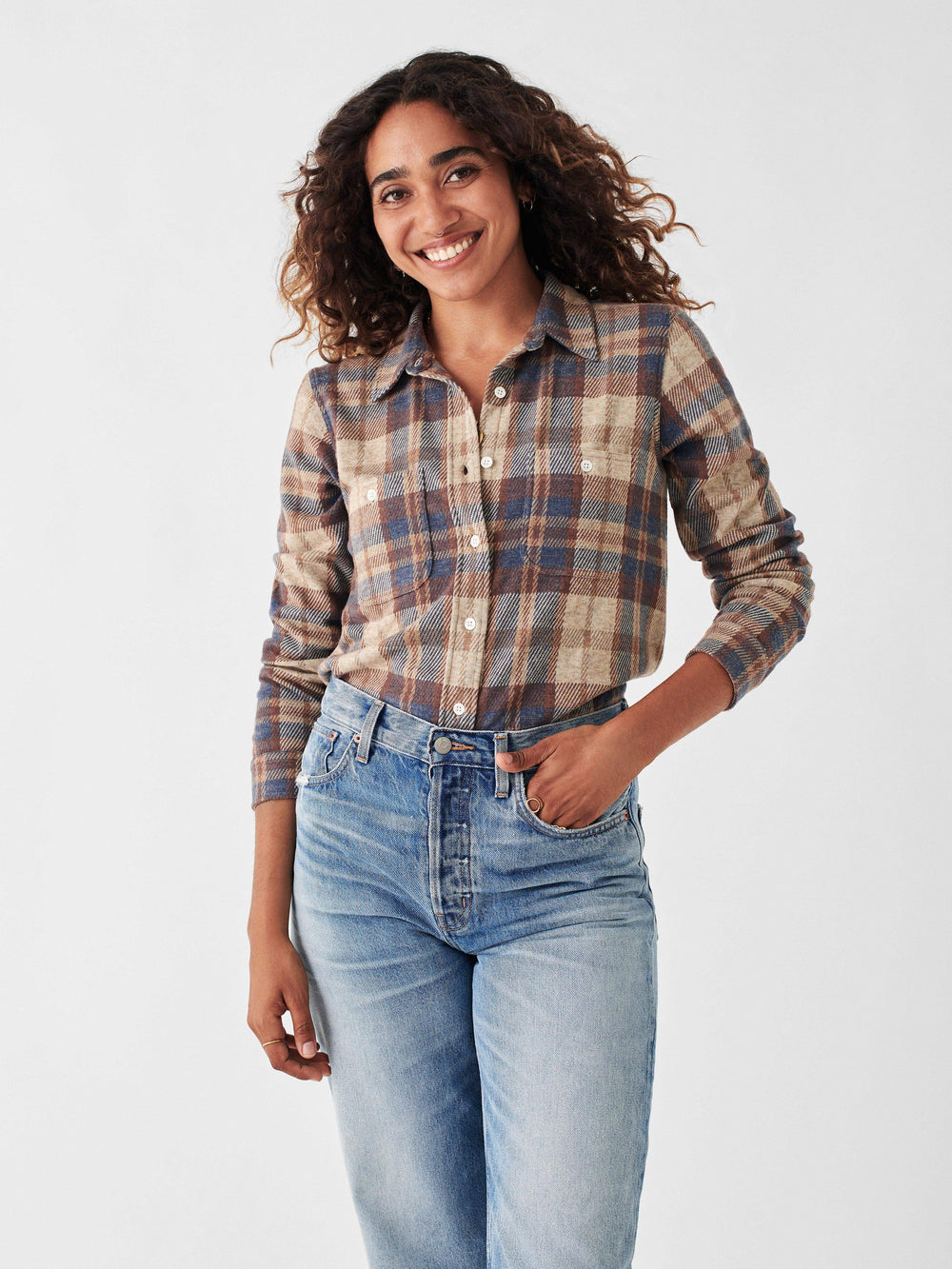 Faherty women’s Legend Sweater Shirt size medium