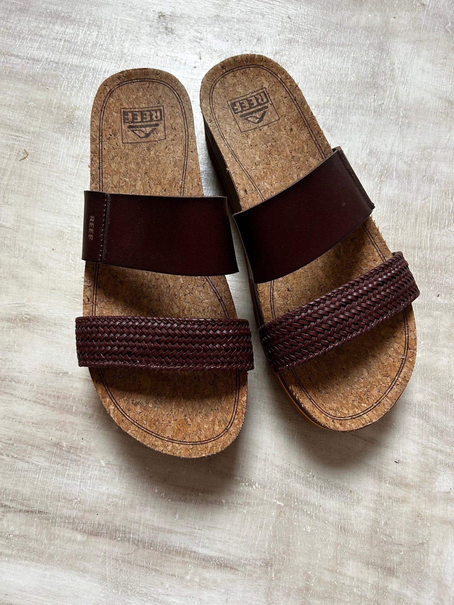 REEF Cushion Vista Hi Womens Platform Sandals
