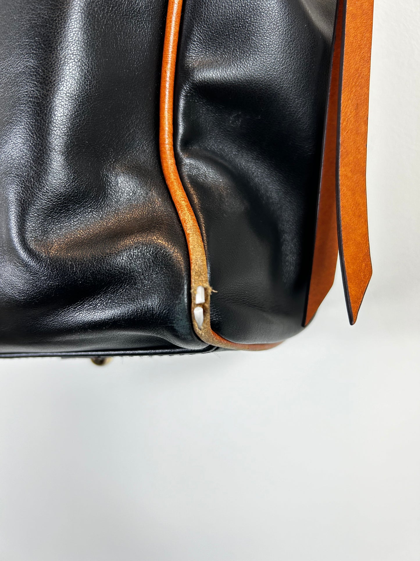 Dooney & Bourke Colette Smooth Black Leather Women Handbag Large Tote Purse
