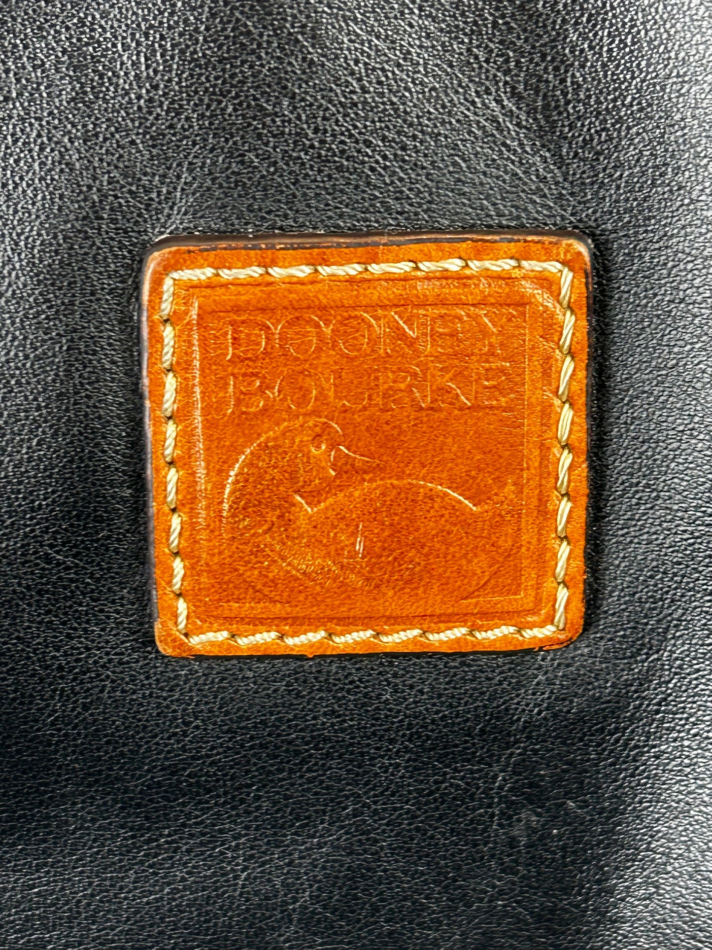 Dooney & Bourke Colette Smooth Black Leather Women Handbag Large Tote Purse