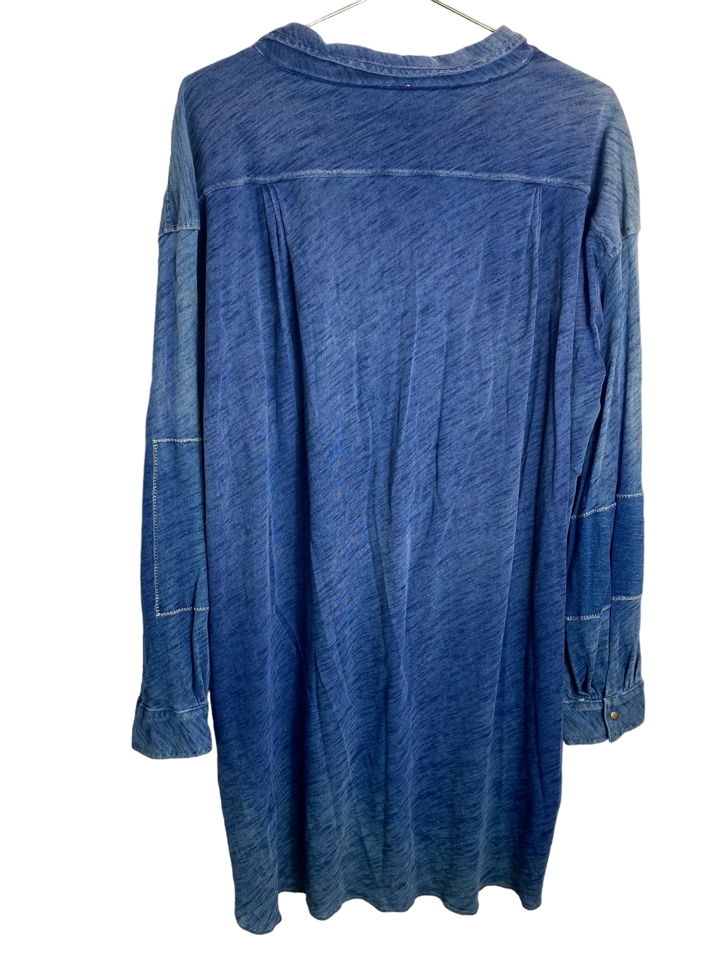Free People We the Free Love This Henley Chambray Tunic
