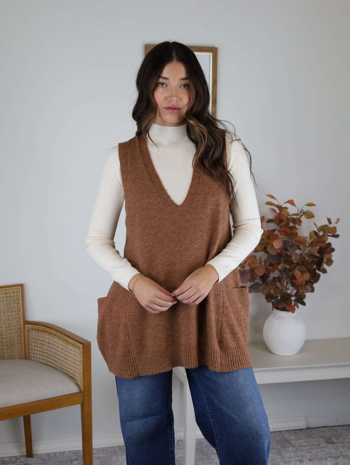 BeCool Oversized Sweater Vest Sm/MD
