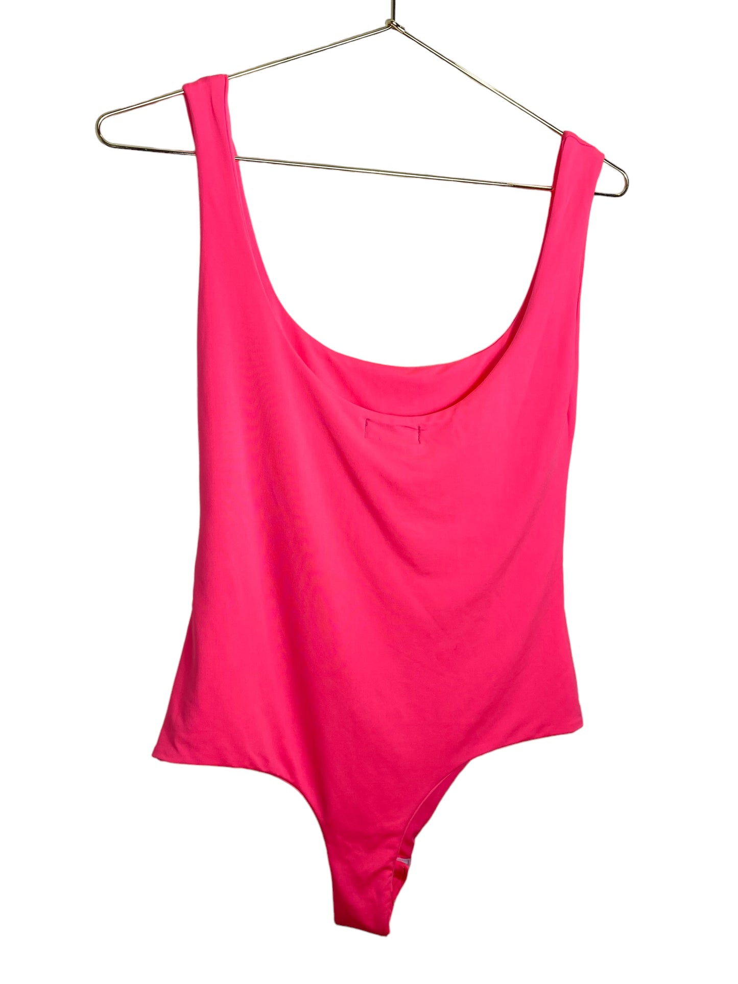 PRETTYLITTLETHING Hot Pink Neon Bodysuit