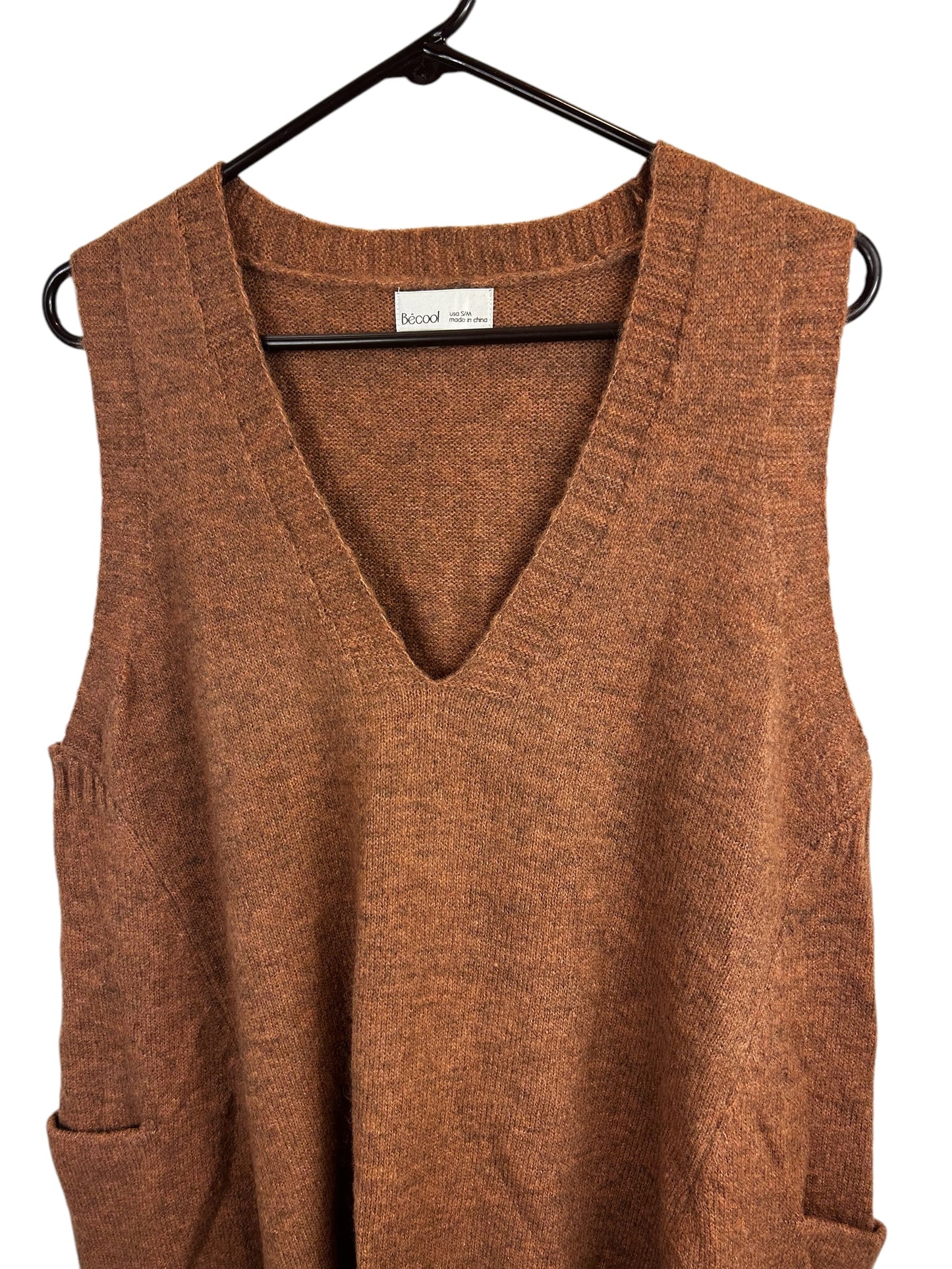 BeCool Oversized Sweater Vest Sm/MD