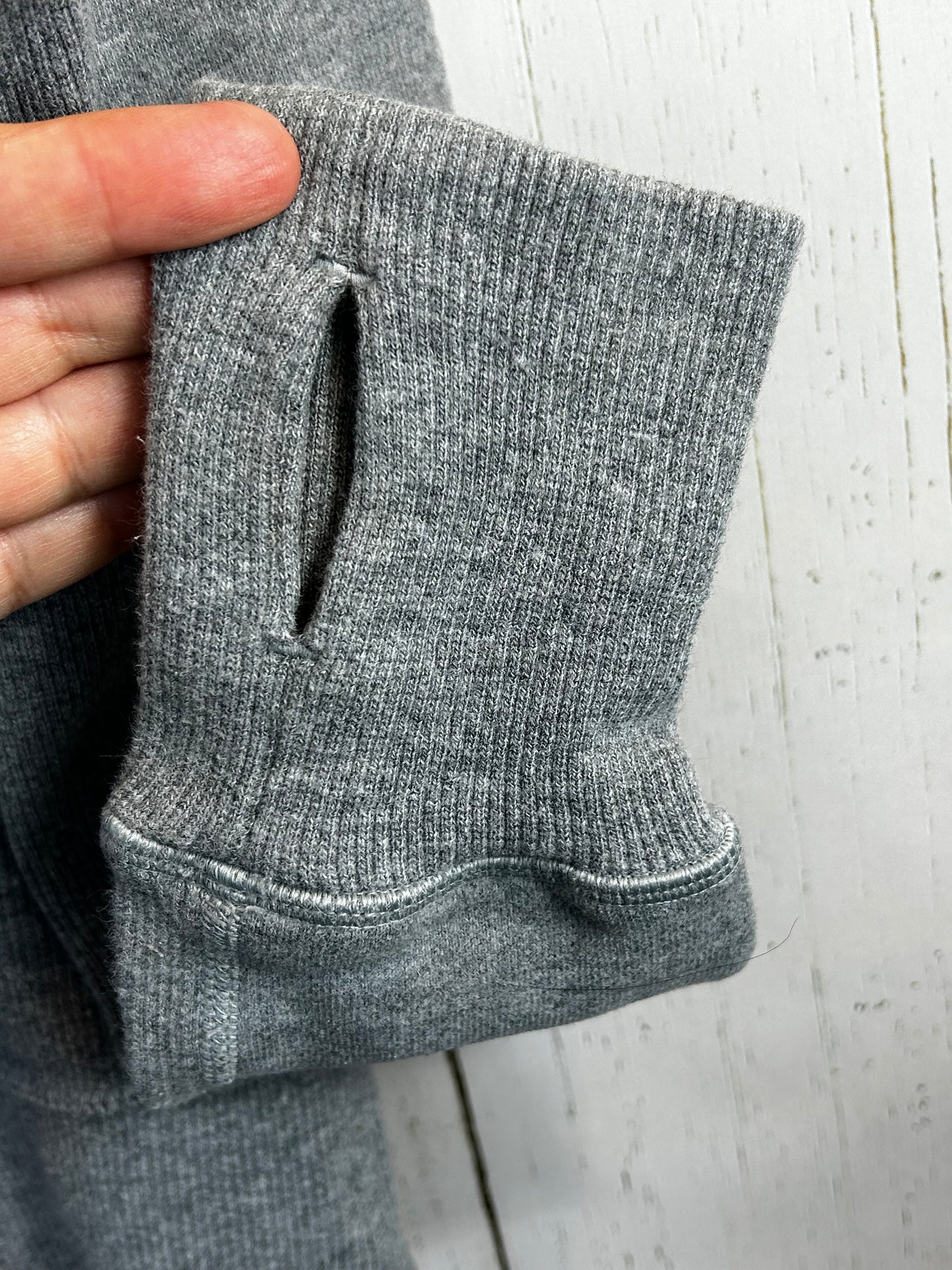 Lululemon Calm & Cozy Jacket
Heathered Medium Grey / Silver Spoon