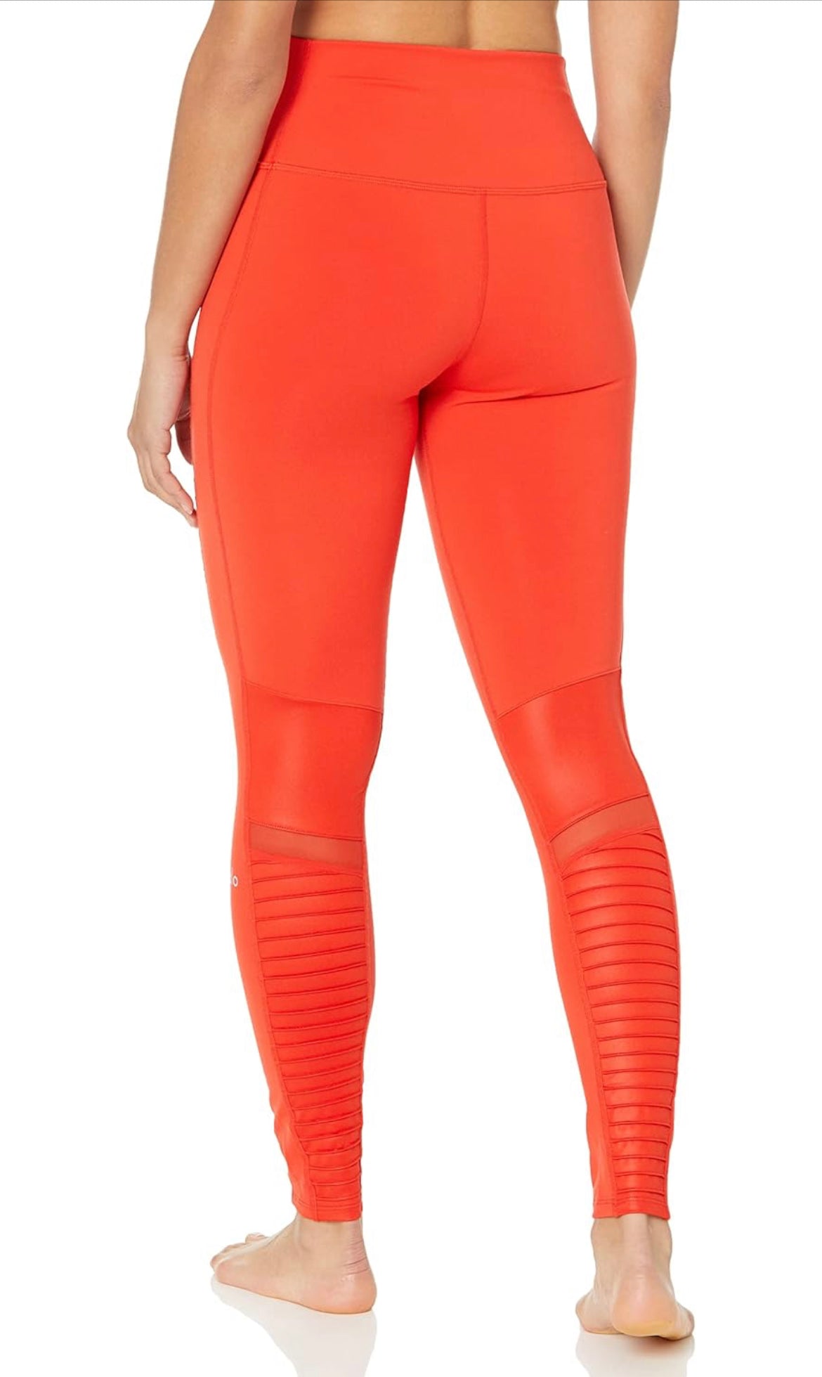 Alo Yoga Women's High-Waist Moto Legging- Cherry