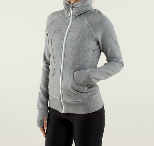 Lululemon Calm & Cozy Jacket
Heathered Medium Grey / Silver Spoon