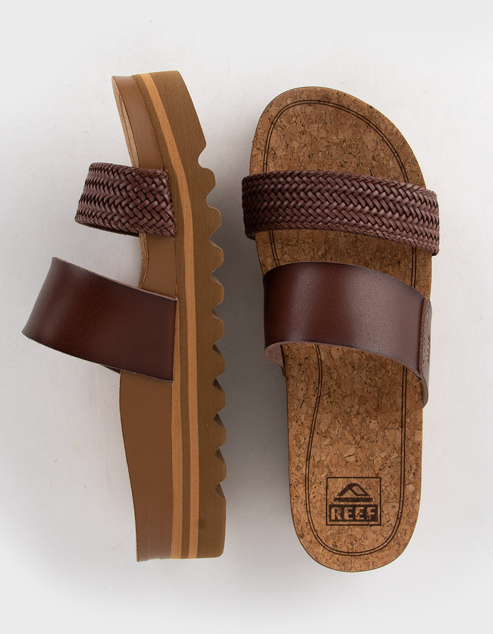 REEF Cushion Vista Hi Womens Platform Sandals