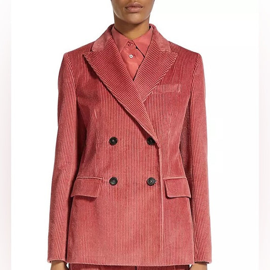 Weekend Max Mara Katanga Brick Red Double Breasted Blazer