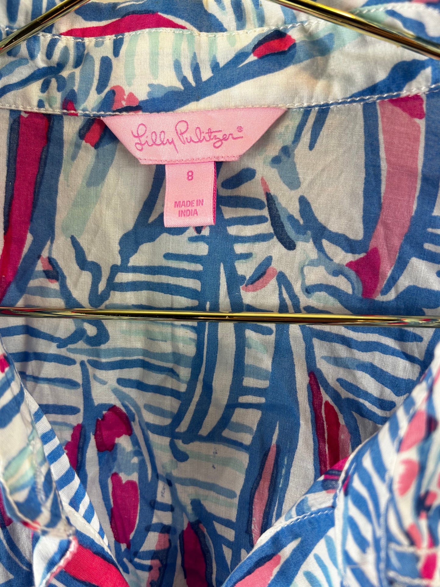 Lilly Pulitzer Cotton Button Down Shirt