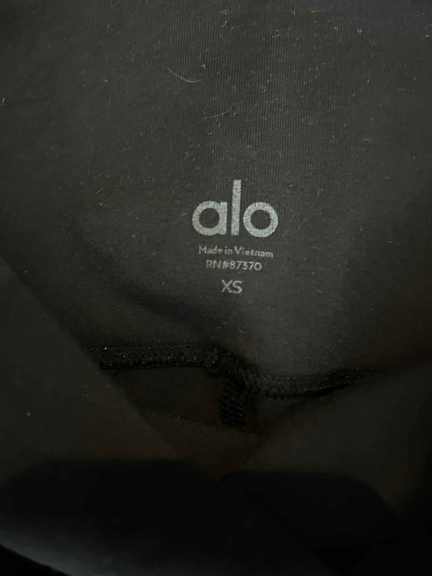 Alo Yoga High-Waist Legit womens leggings Black/Bone color.