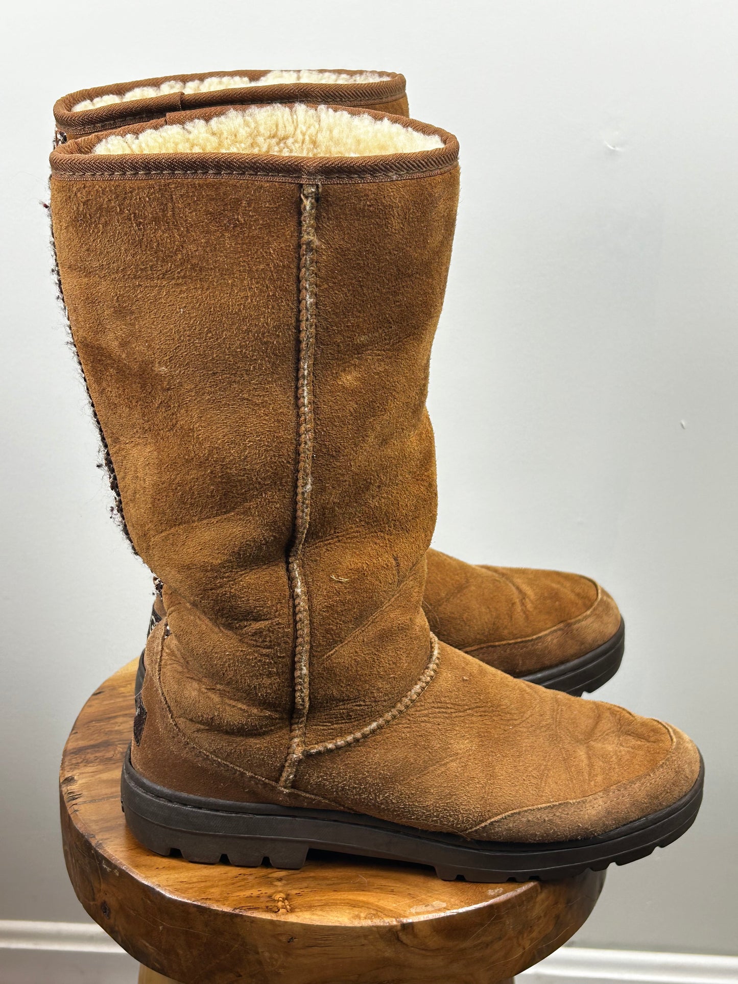 Ugg Shoes | Ugg Ultimate Tall Braid Chestnut Boots | Color: Brown/Tan | Size: 8