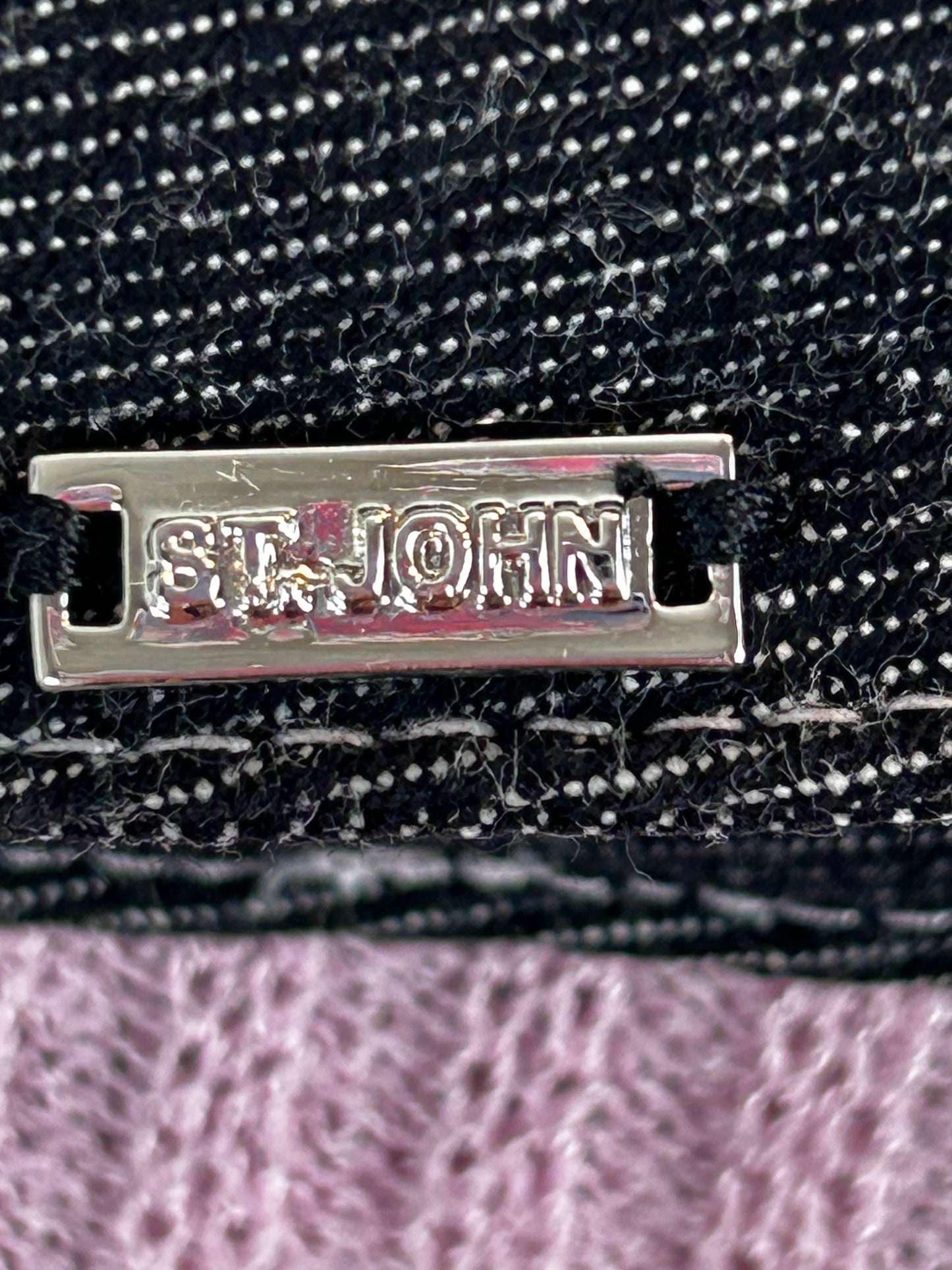St. John Sport Vintage Sweater with lace up detail