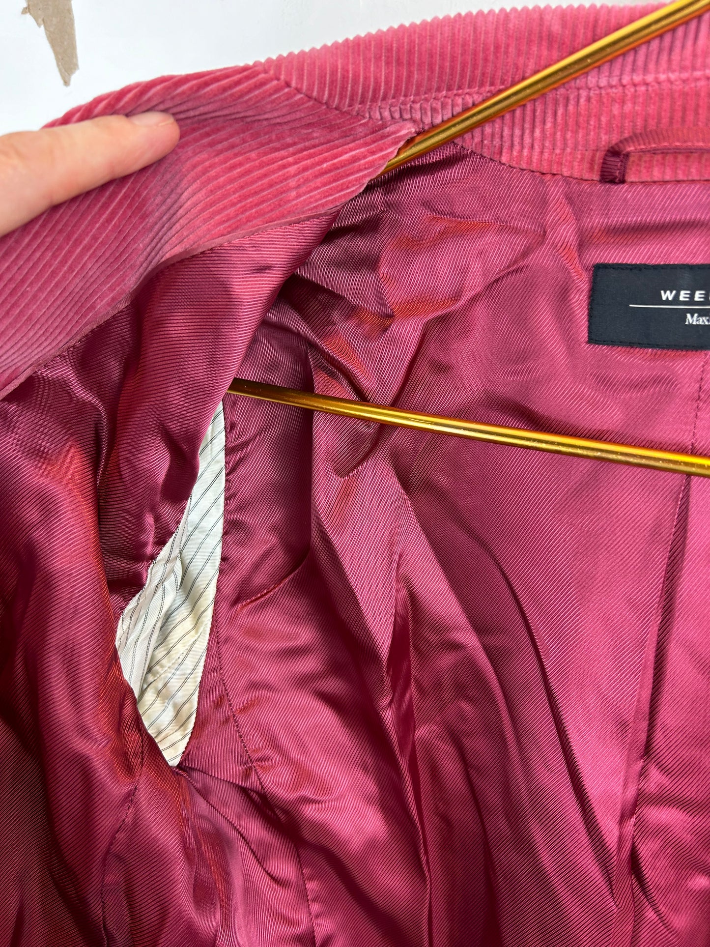 Weekend Max Mara Katanga Brick Red Double Breasted Blazer