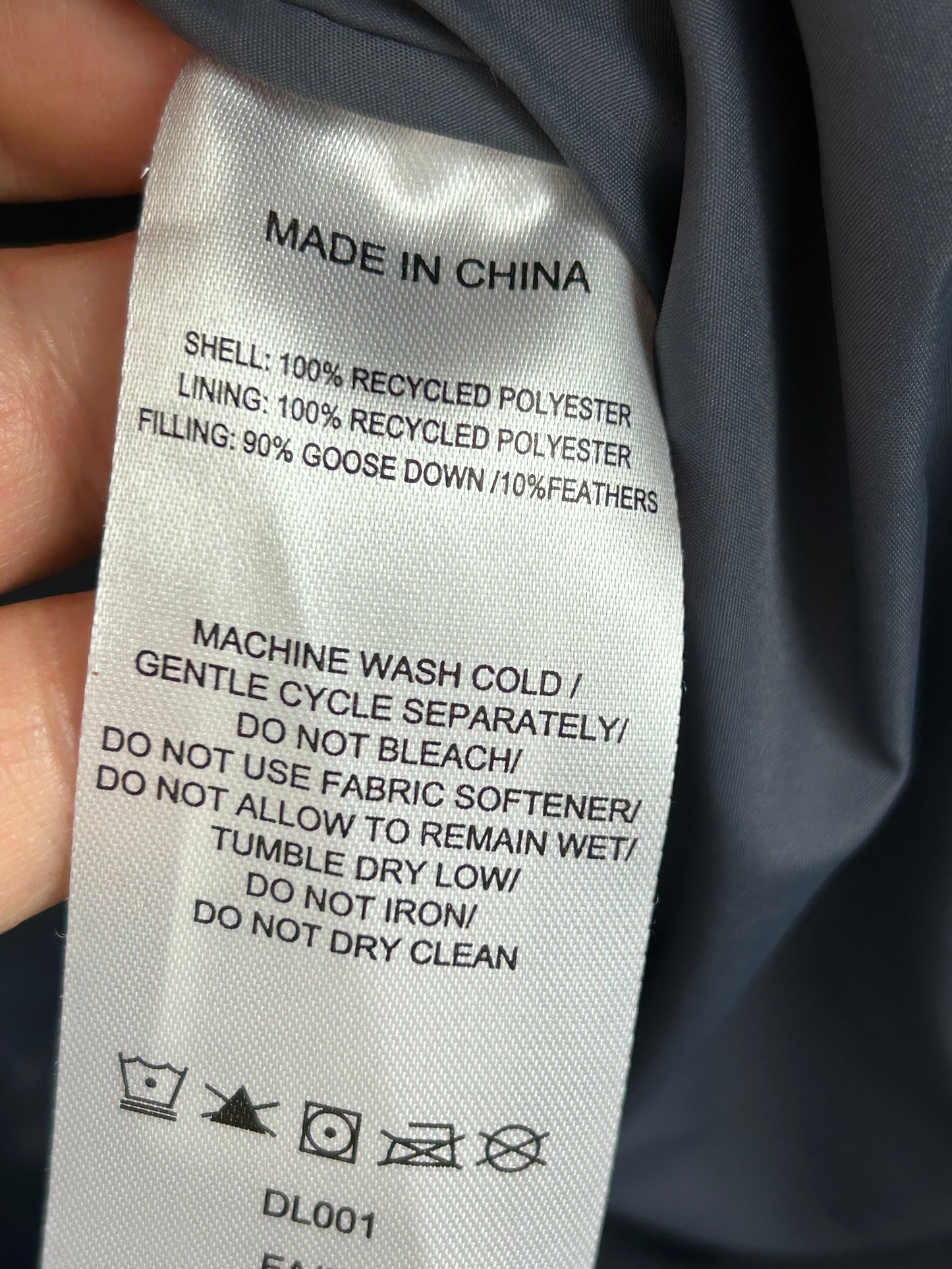 Quince NEW Long dark grey responsible down Puffer Coat