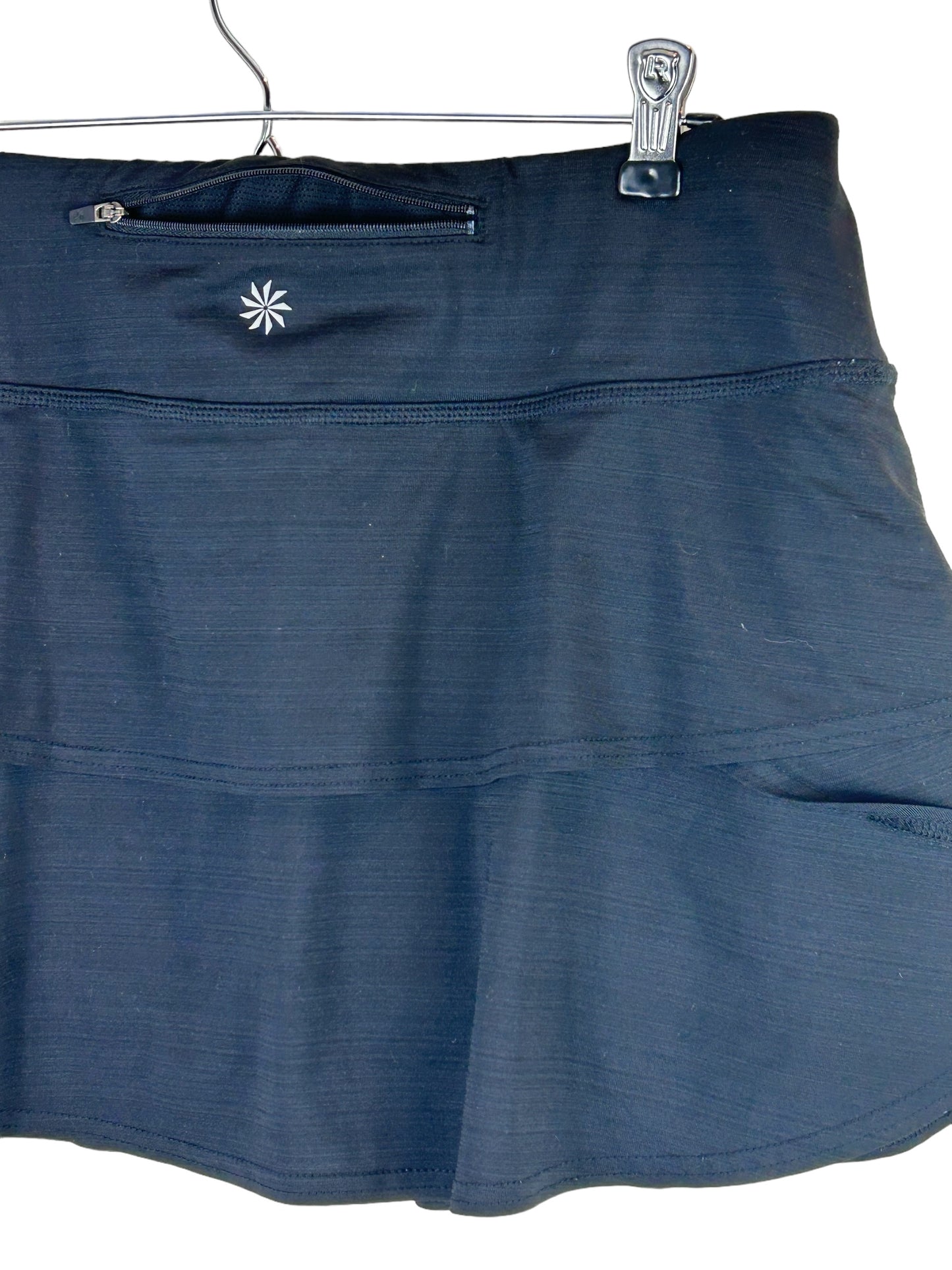 Athleta Black Tiered Ruffle Skort Women’s Size Medium