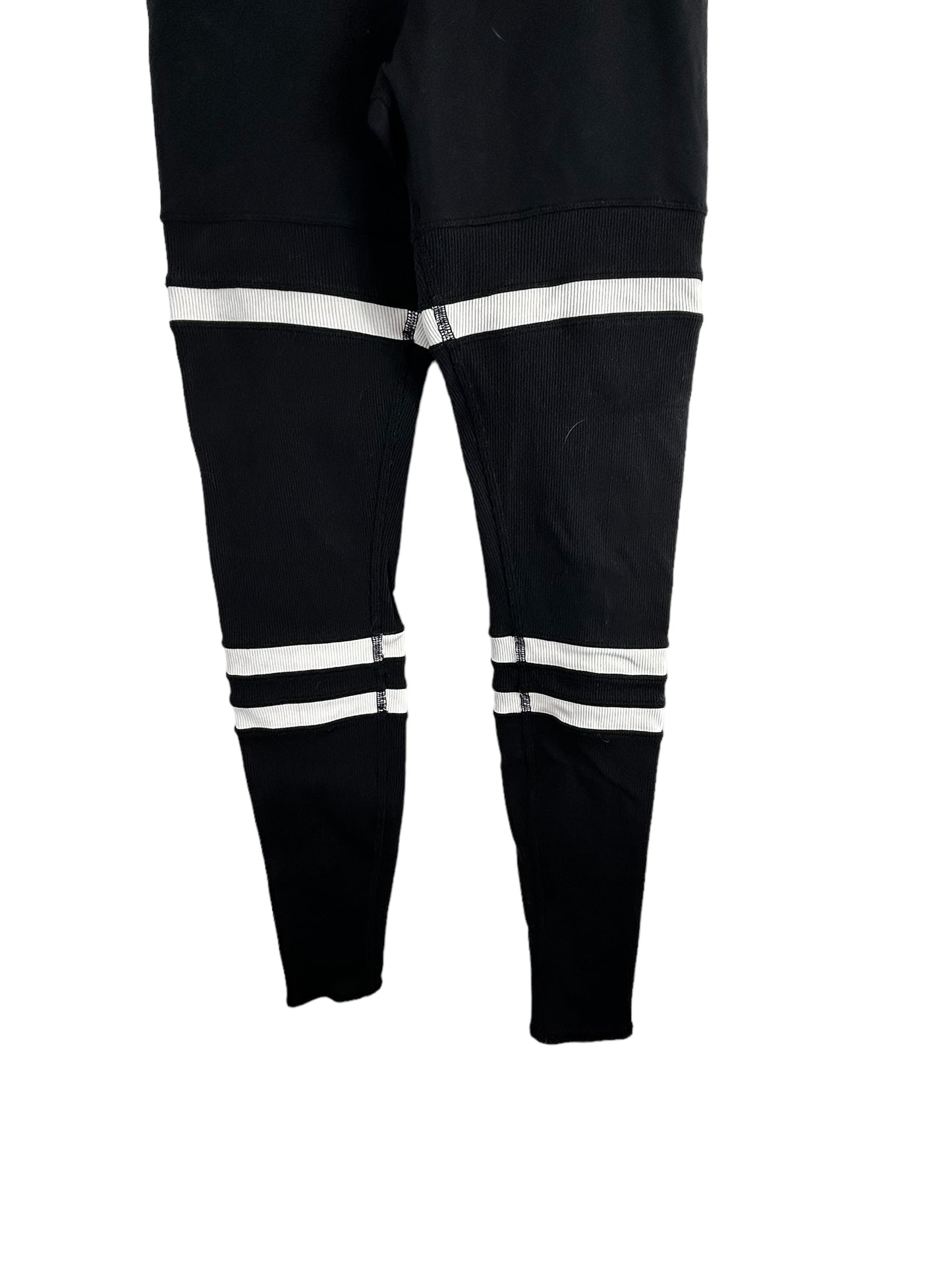Alo Yoga High-Waist Legit womens leggings Black/Bone color.