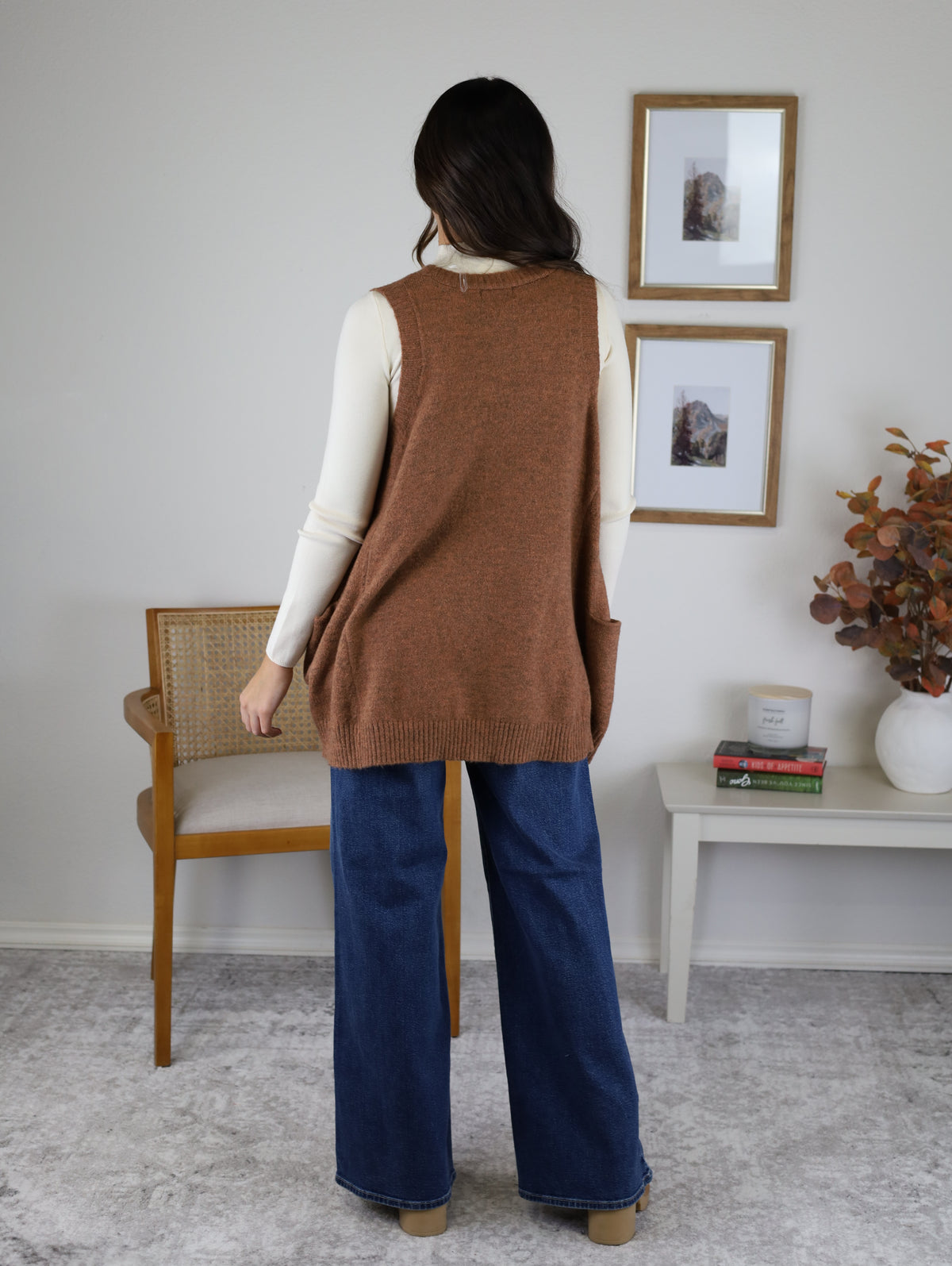 BeCool Oversized Sweater Vest Sm/MD