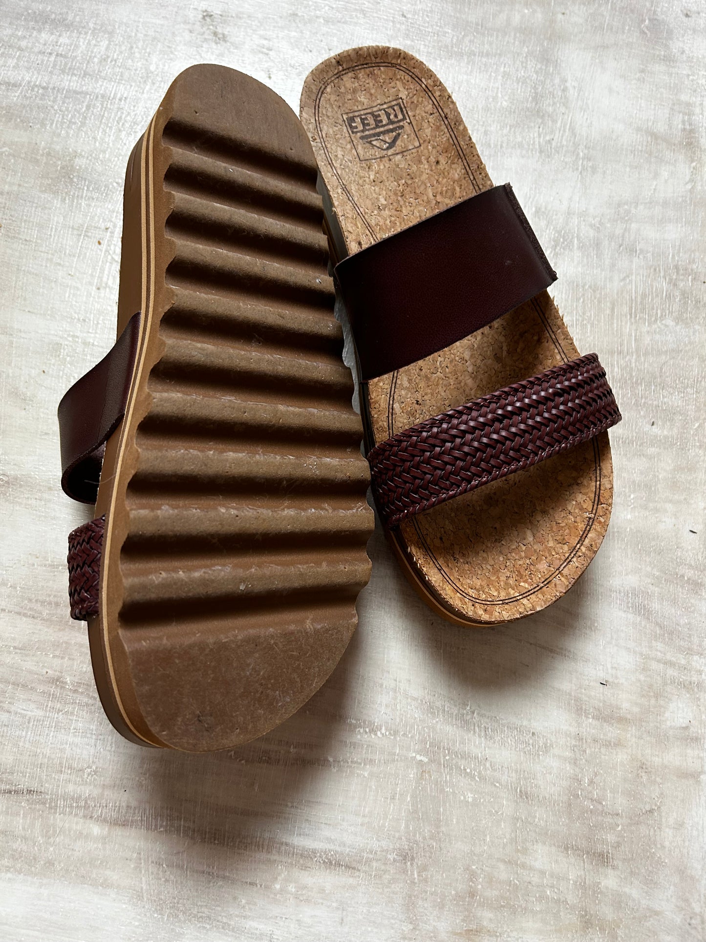 REEF Cushion Vista Hi Womens Platform Sandals