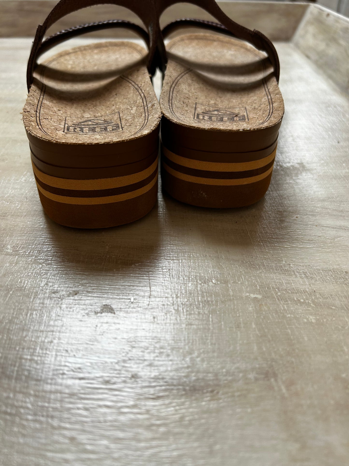 REEF Cushion Vista Hi Womens Platform Sandals
