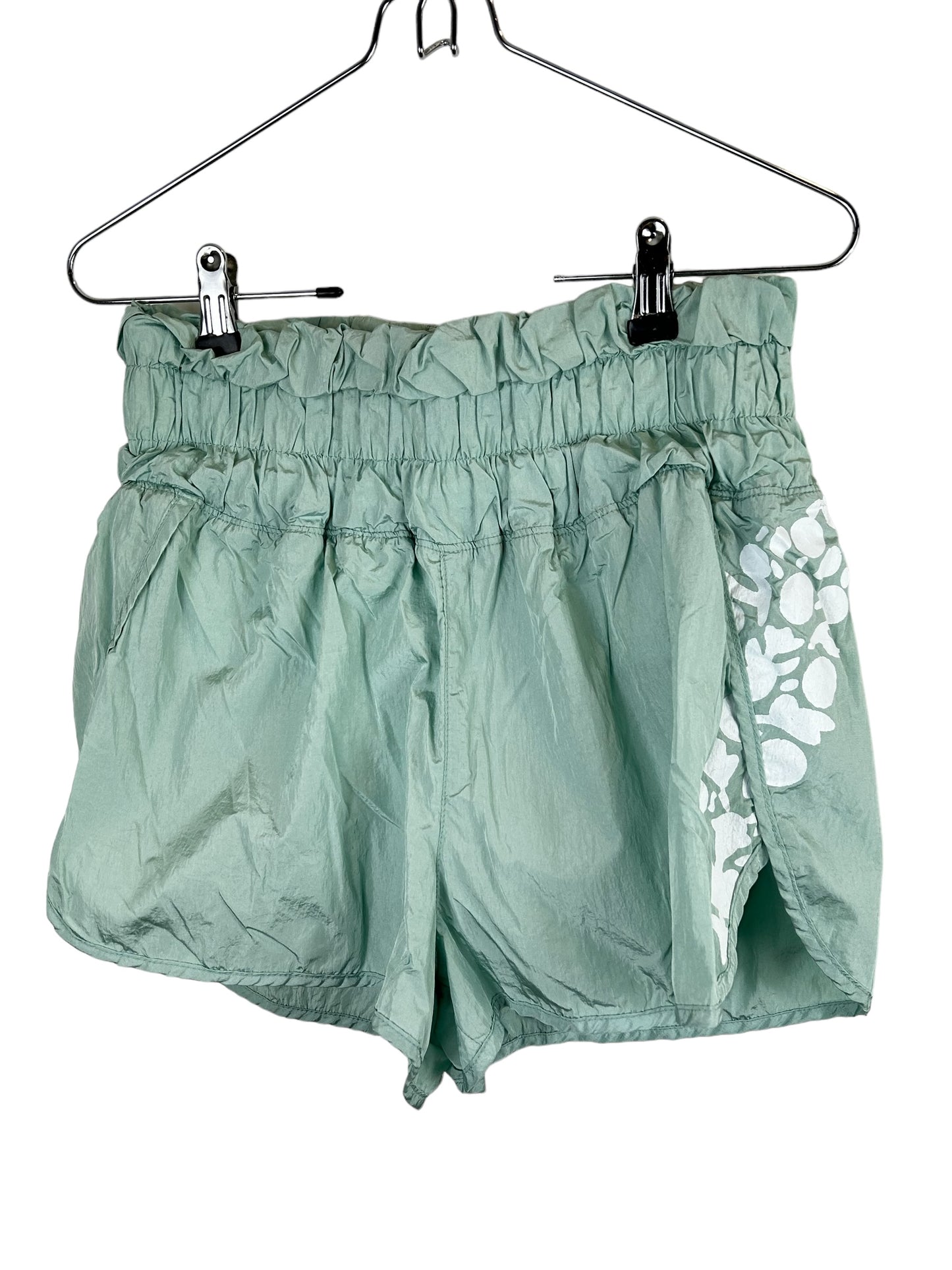 Free People FP Movement The Way Home High Rise Shorts Turquoise Mint Elastic Waist