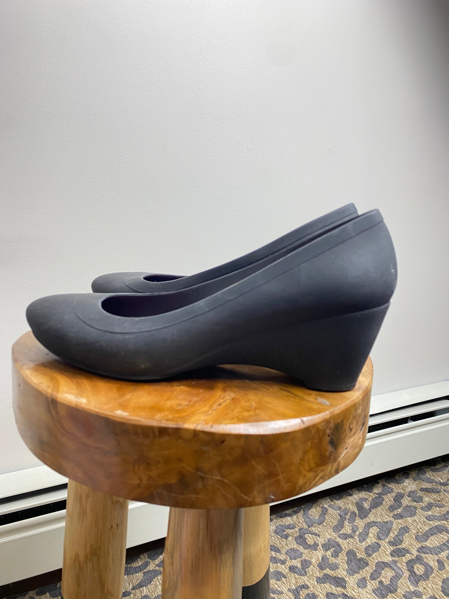 Crocs Lina Wedge Black Shoes