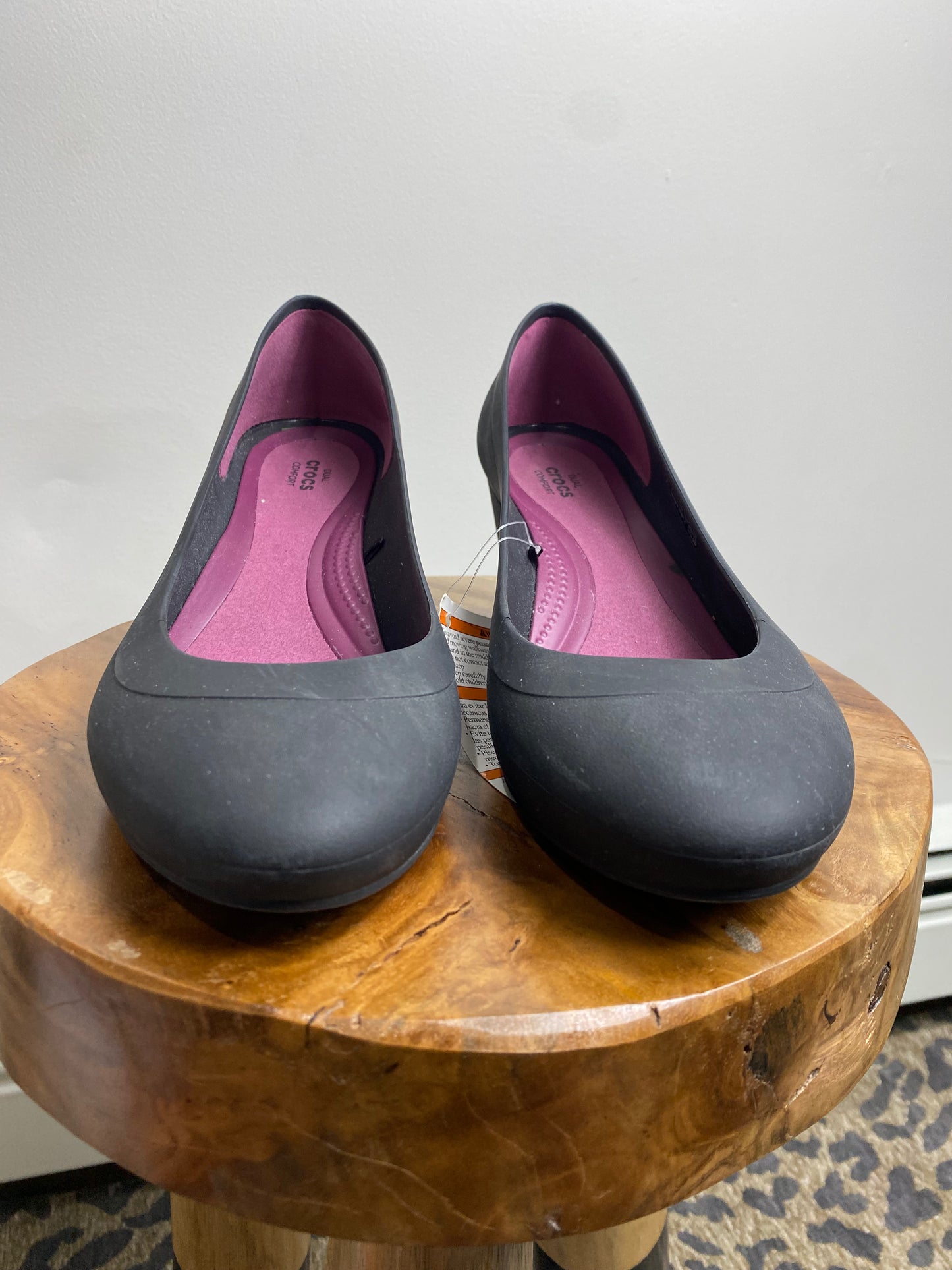 Crocs Lina Wedge Black Shoes